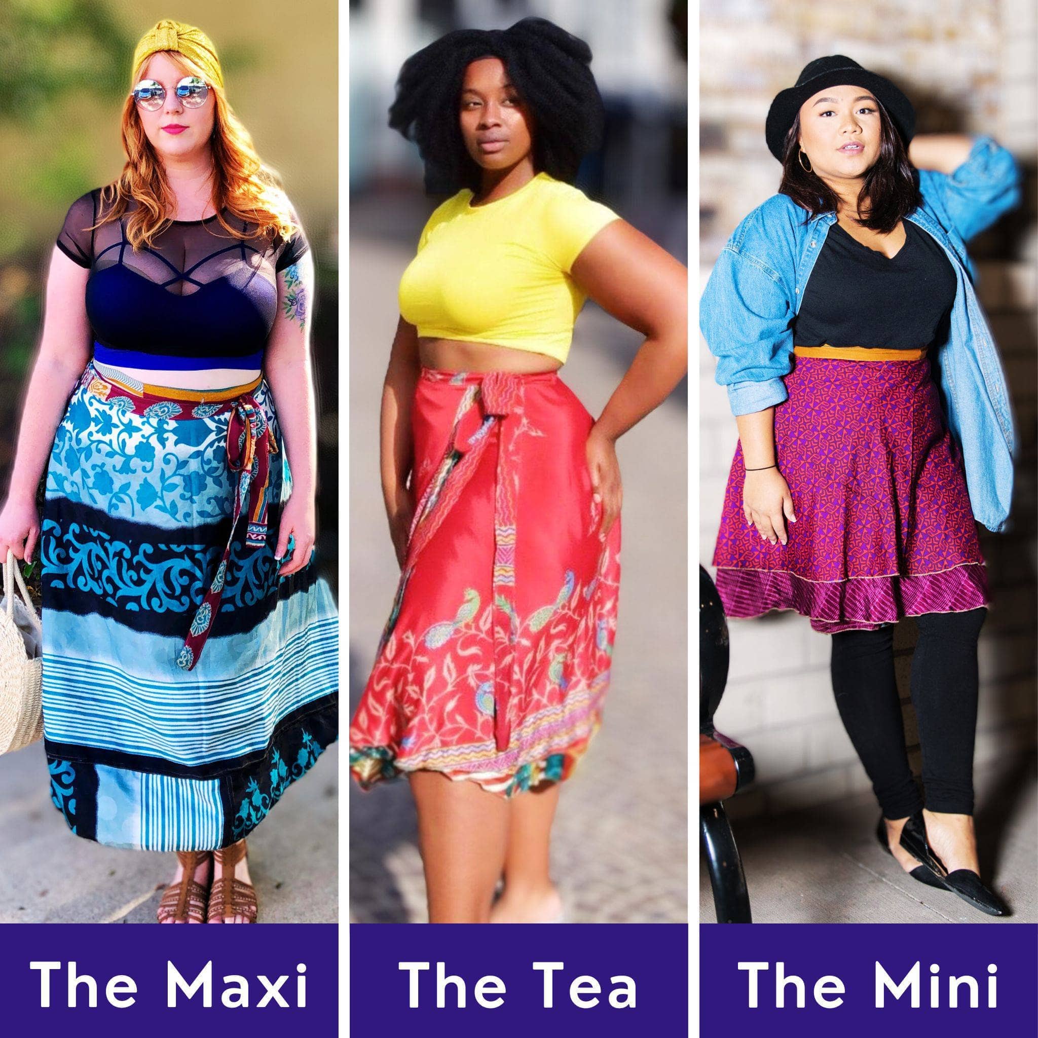 Sari Wrap Skirts - Discovery 3-Pack - Image 3