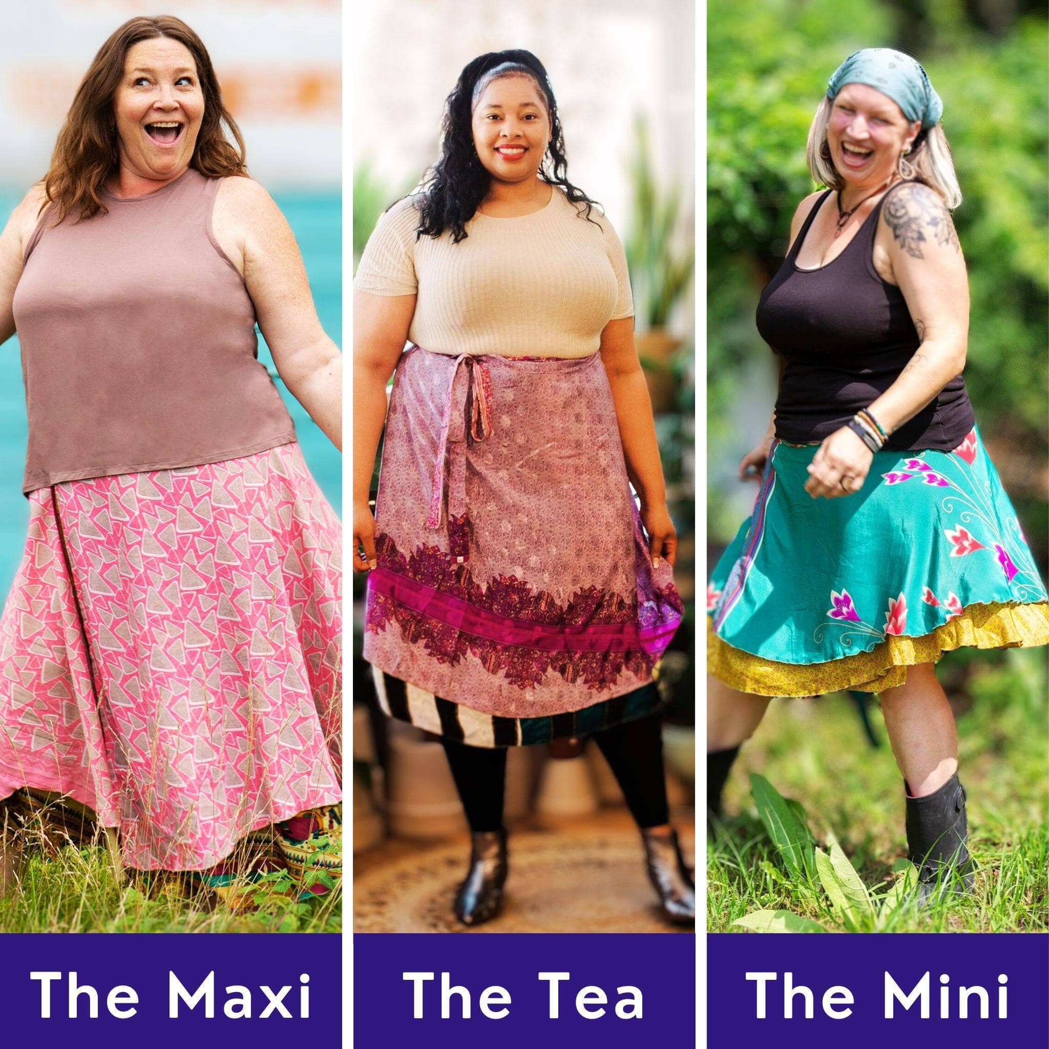Sari Wrap Skirts - Discovery 3-Pack - Image 4