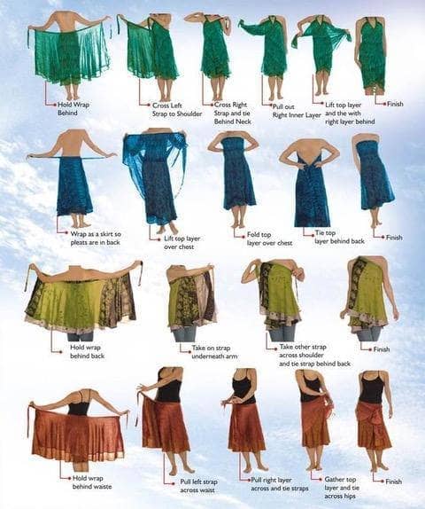 Sari Wrap Skirts - Discovery 3-Pack - Image 6