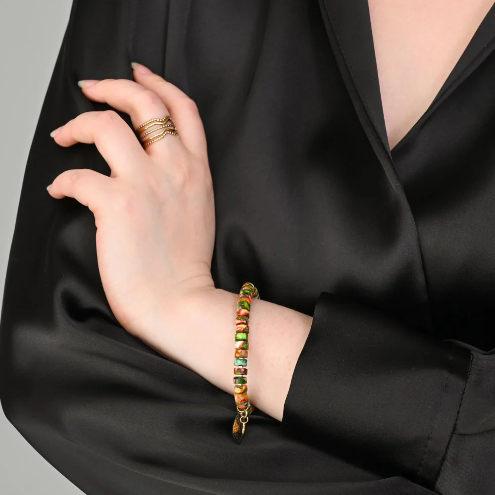 Sedona Stretch Beaded Bracelet - Image 2