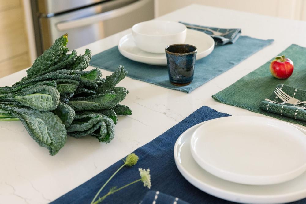 Semien Handwoven Ethiopian Cotton Placemat | Set of 2 - Image 4