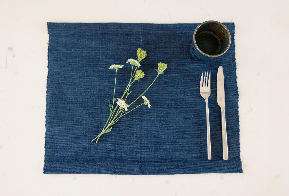 Semien Handwoven Ethiopian Cotton Placemat | Set of 2 - Image 9