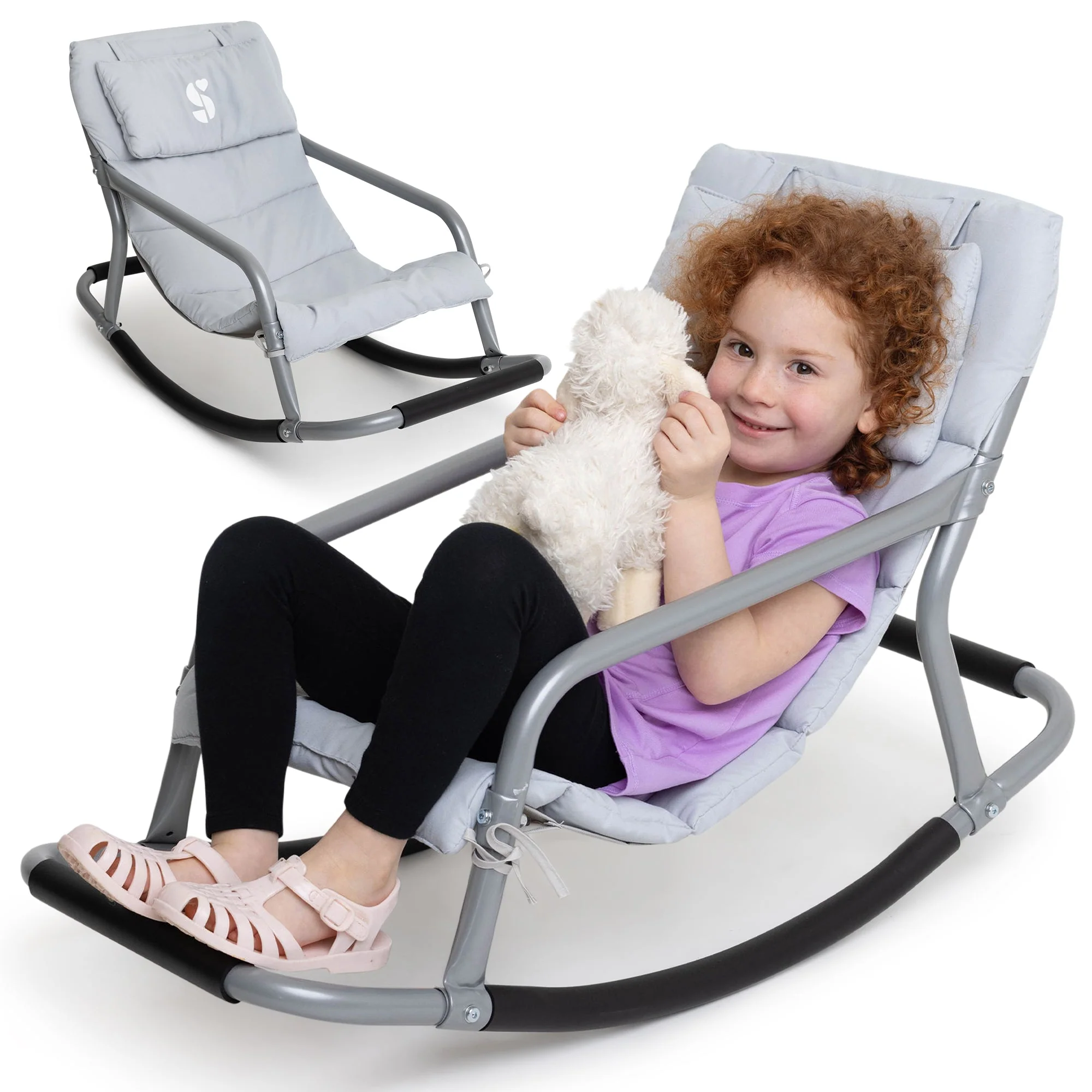 Special Supplies Sensory Rocking Chair for Kids - Comfortable Kids Rocker- Versatile Floor Chair with Soft Fabric and Stability for Playroom, Bedroom, or Nursery (Ages 3+) - Image 11