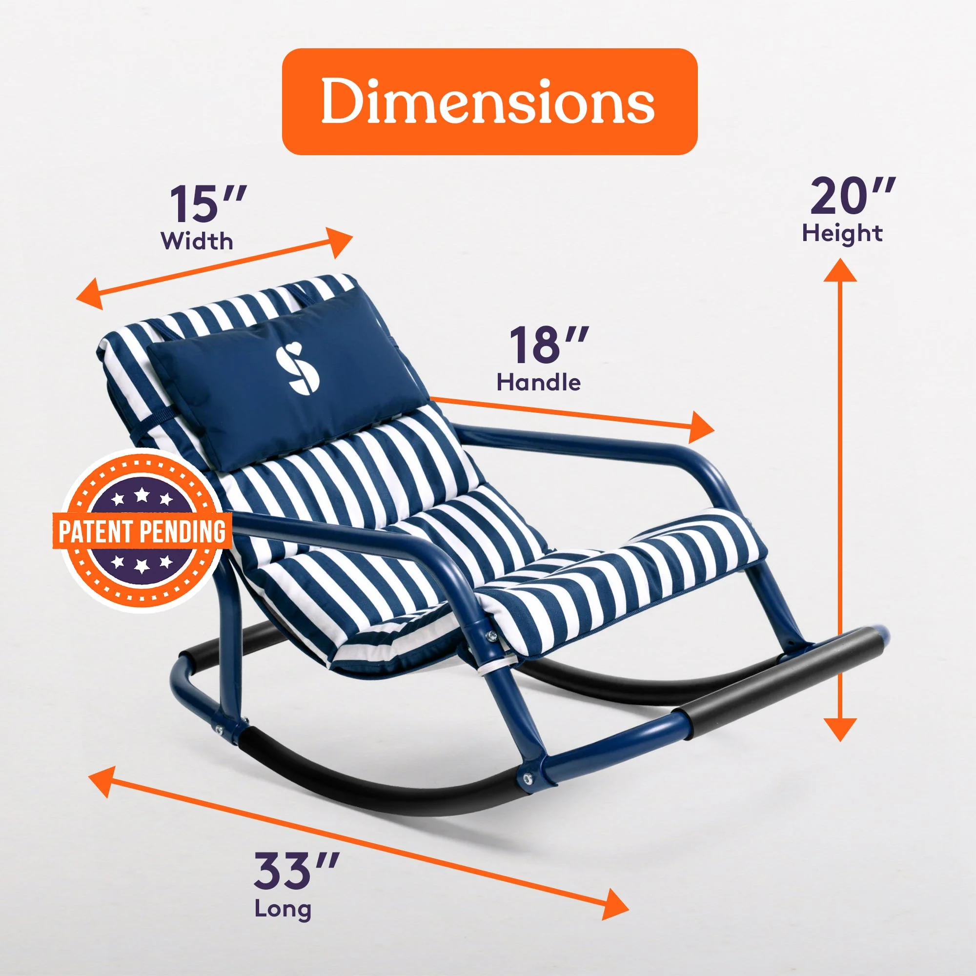 Special Supplies Sensory Rocking Chair for Kids - Comfortable Kids Rocker- Versatile Floor Chair with Soft Fabric and Stability for Playroom, Bedroom, or Nursery (Ages 3+) - Image 2