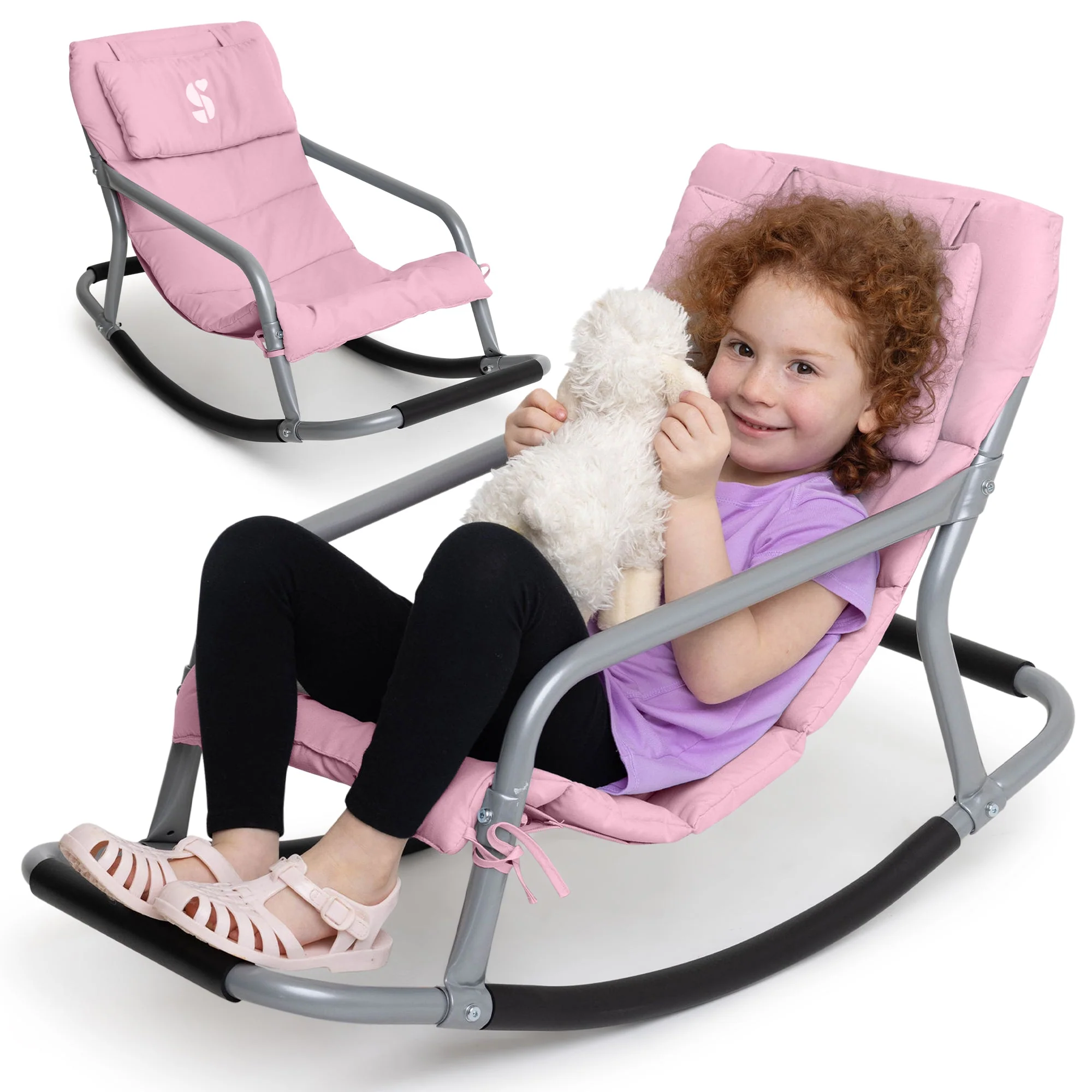 Special Supplies Sensory Rocking Chair for Kids - Comfortable Kids Rocker- Versatile Floor Chair with Soft Fabric and Stability for Playroom, Bedroom, or Nursery (Ages 3+) - Image 9