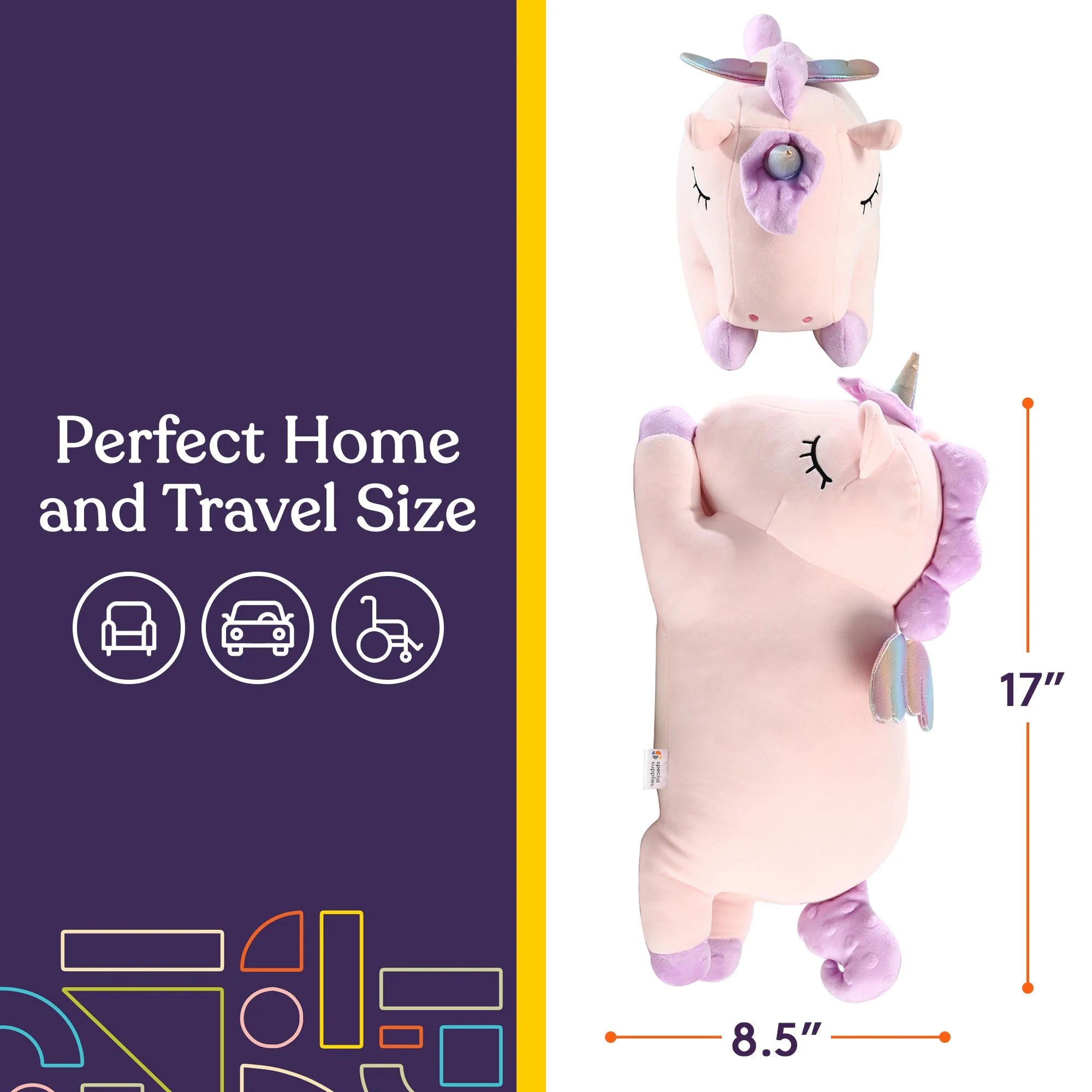 Sensory Vibrating Pillow-Unicorn - Image 5