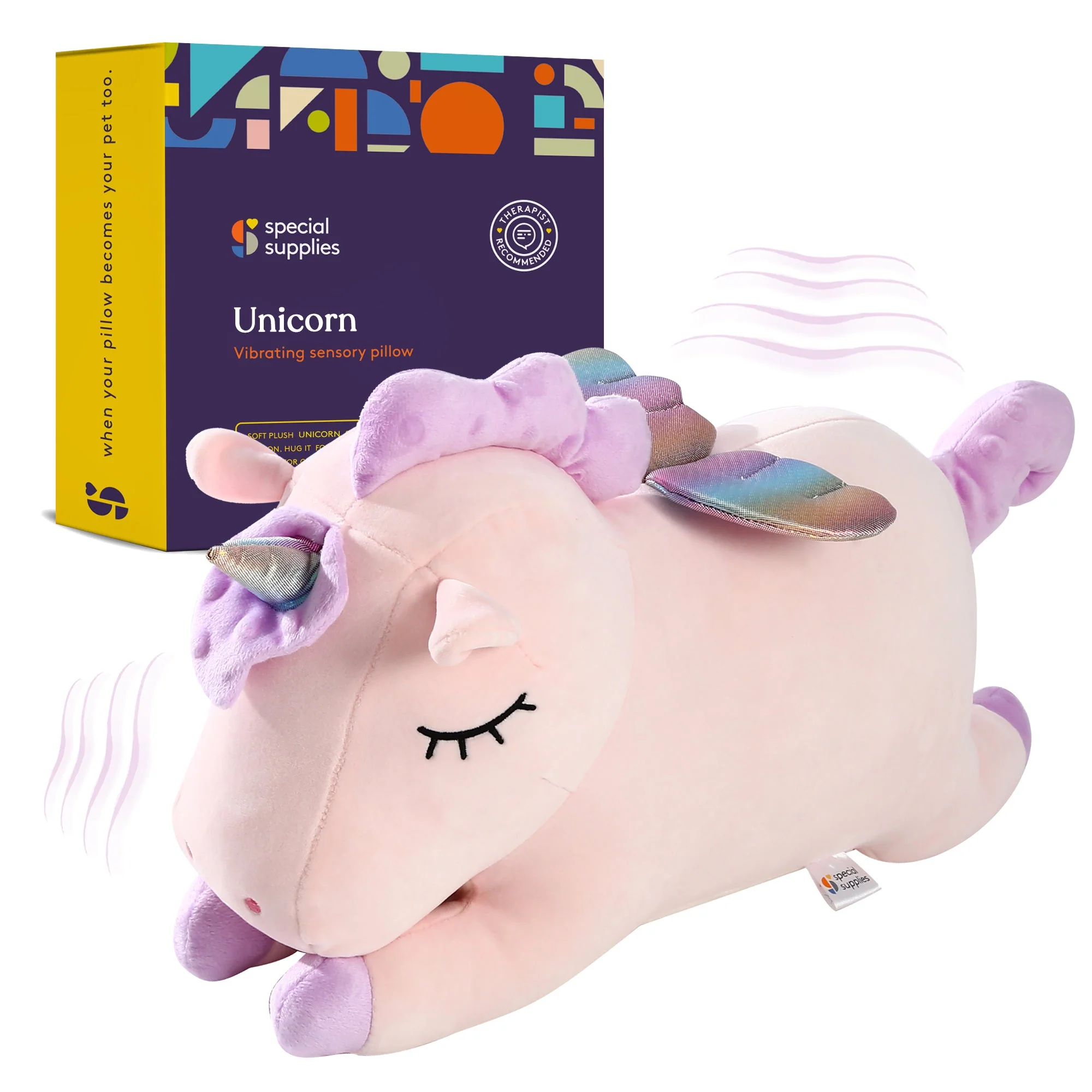 Sensory Vibrating Pillow-Unicorn - Image 8