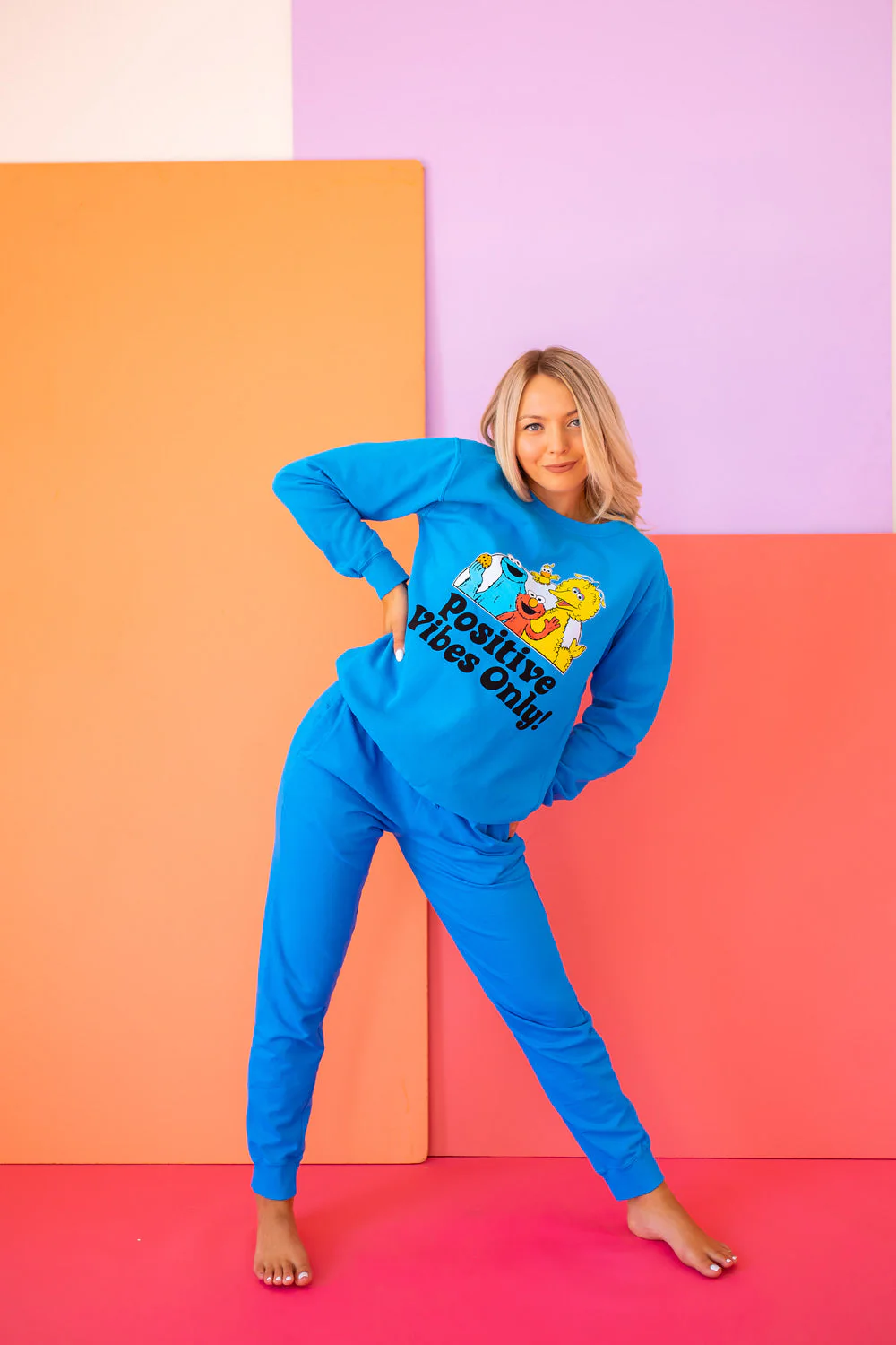 Sesame Sweatshirt Positive Vibes Sweatshirt - Image 5