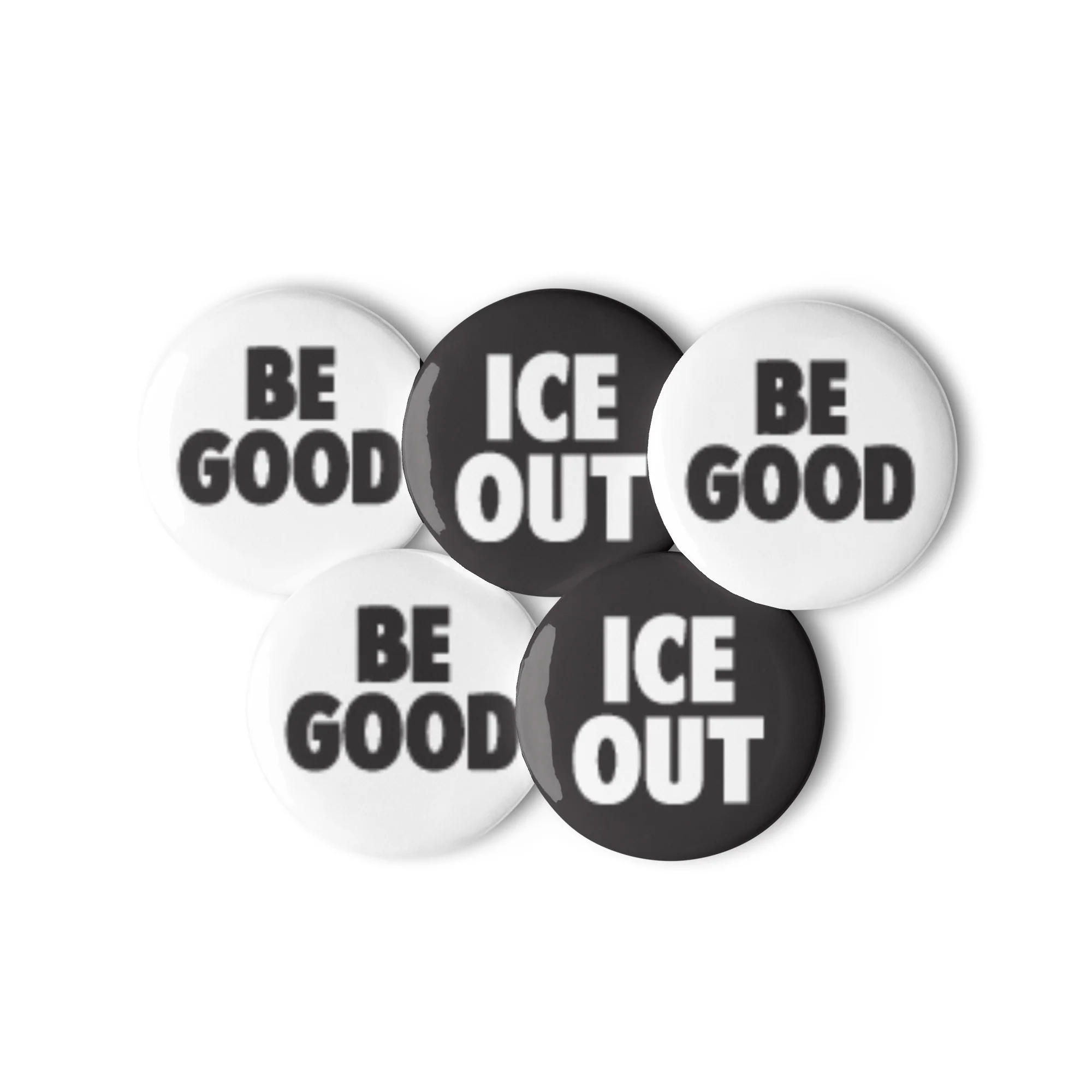 Be Good & Ice Out Pin Button Set - Image 3