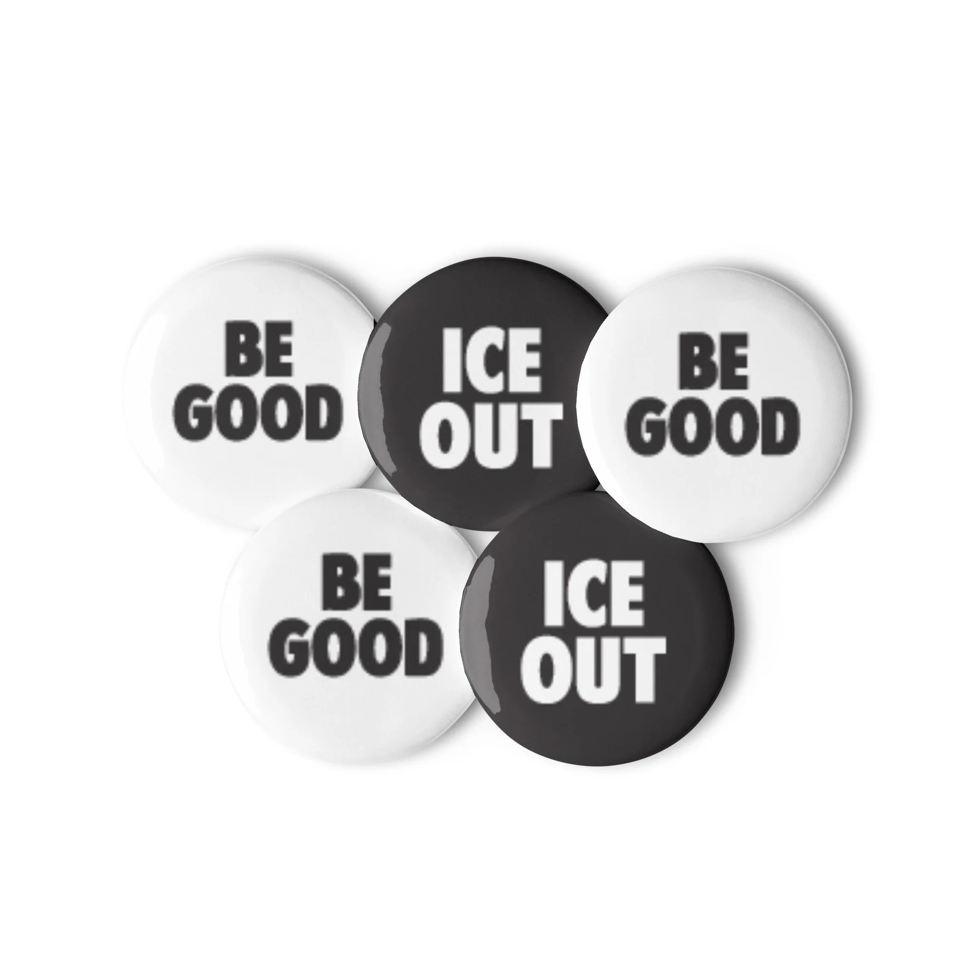Be Good & Ice Out Pin Button Set - Image 4