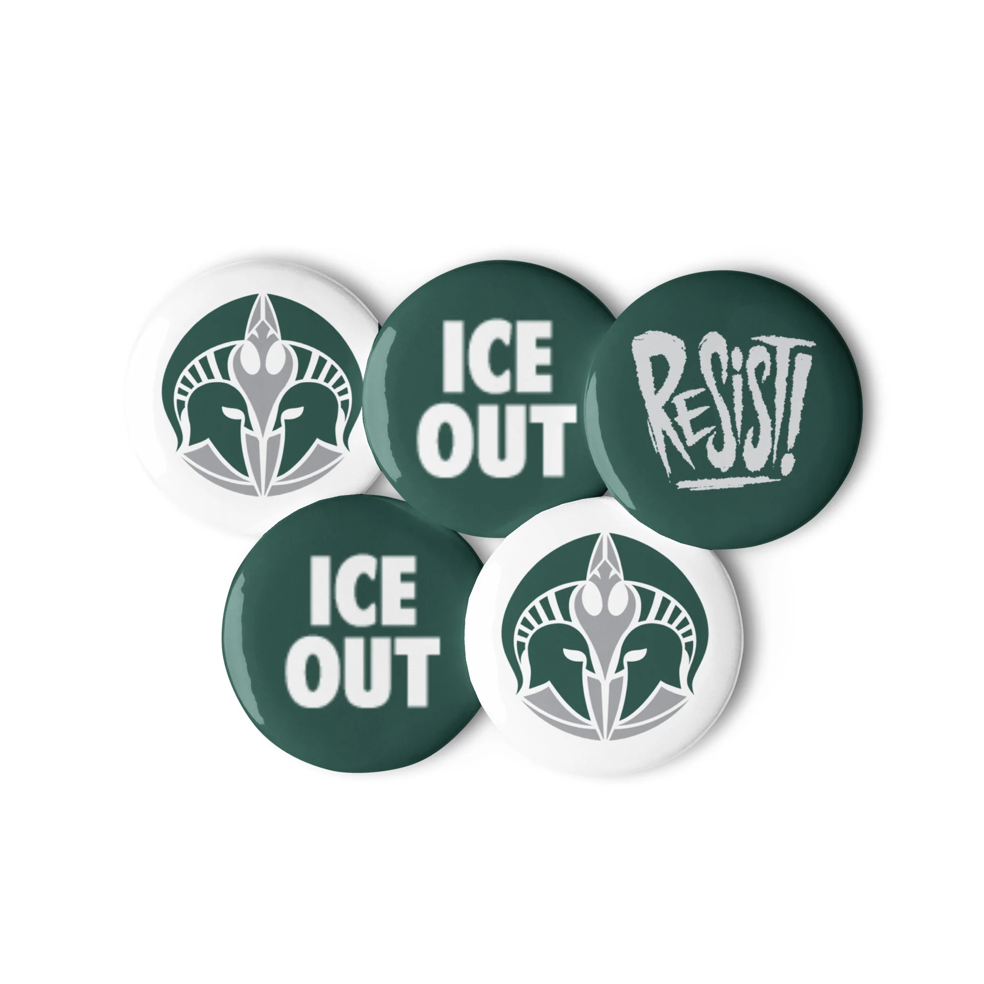 Michigan Spartan ICE OUT Pin Button Set - Image 4