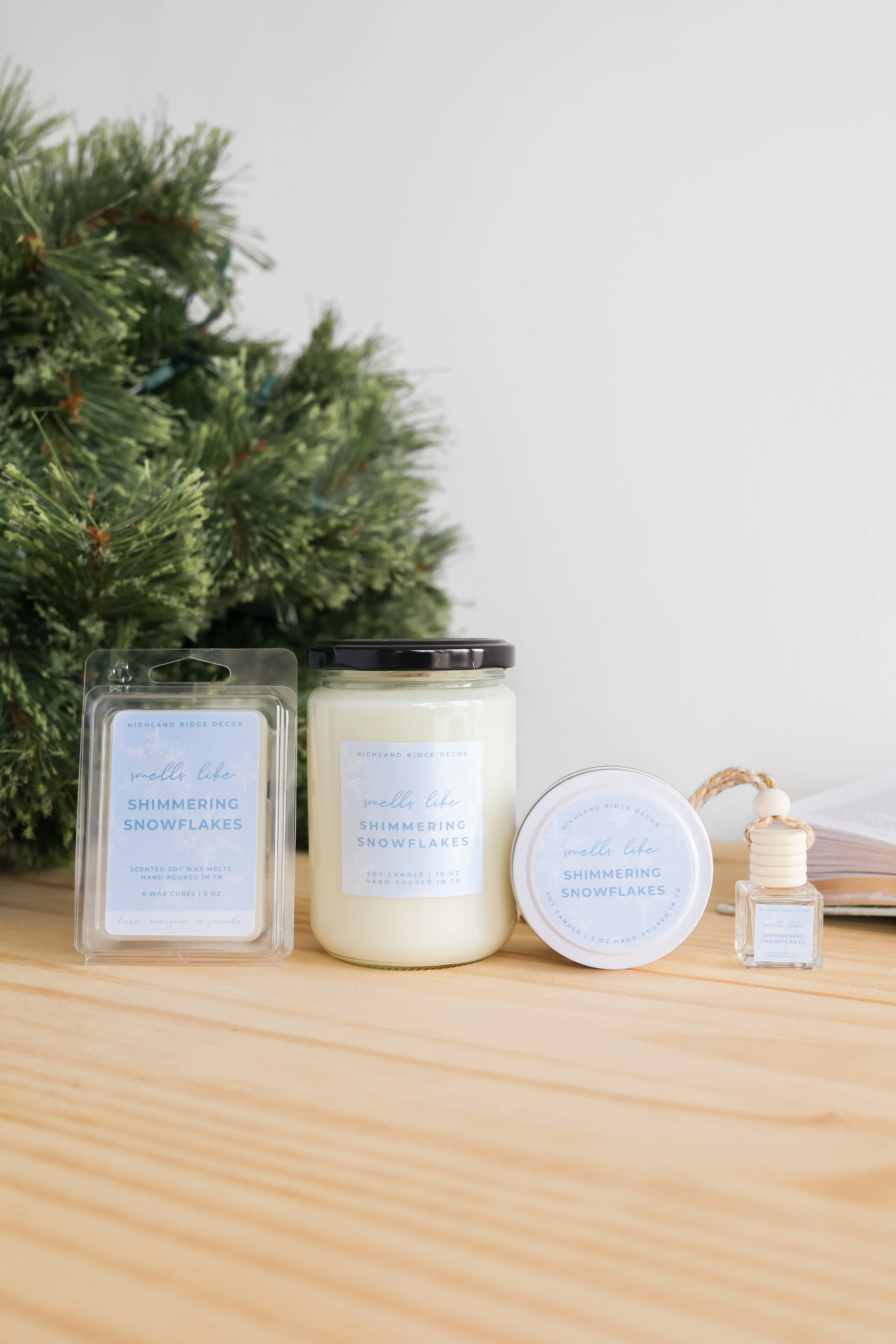 Shimmering Snowflakes Candle - Image 7