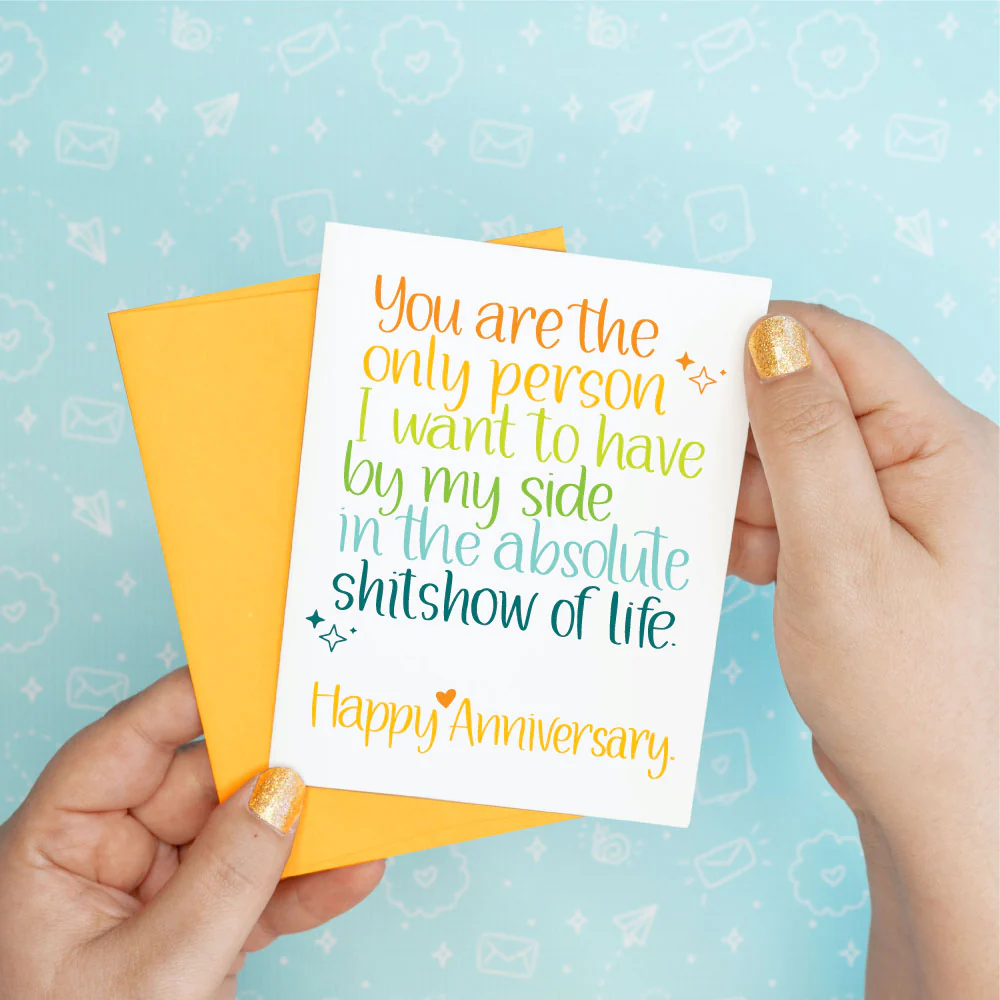 Shitshow Anniversary Funny Greeting Card