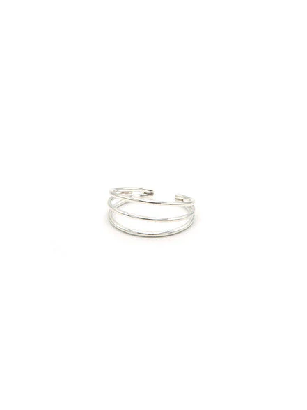 Simple Lines Sterling Ring - Image 3