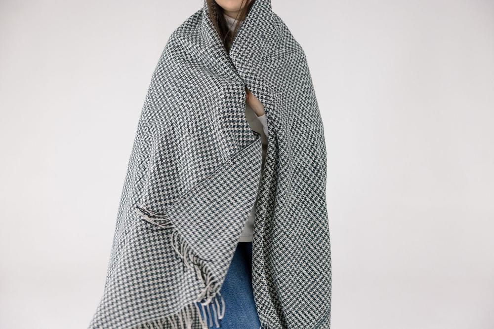 Sitota Handwoven Ethiopian Cotton Throw Blanket - Image 6