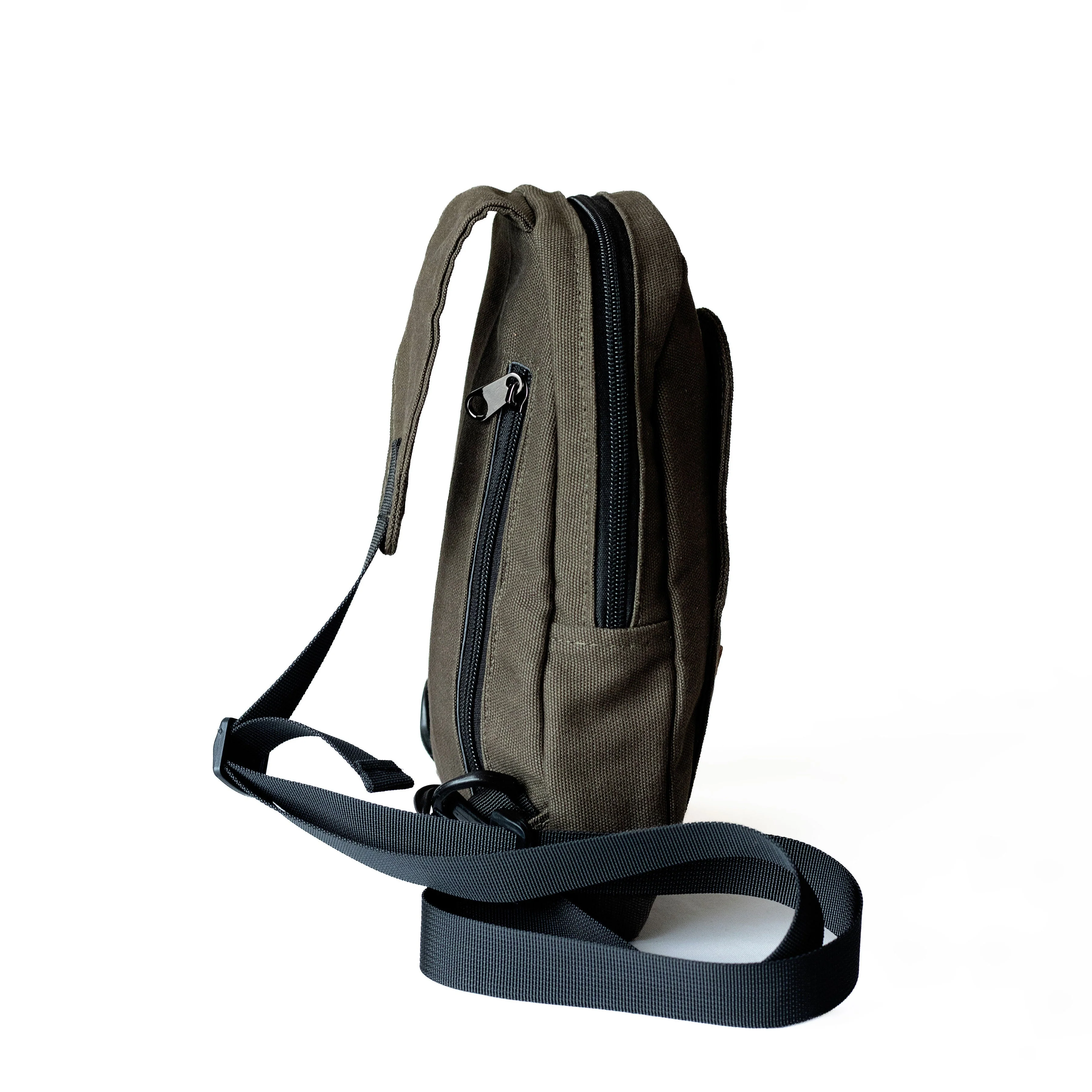 Small Canvas Crossbody Sling Bag for Men & Women | Buru - Image 10