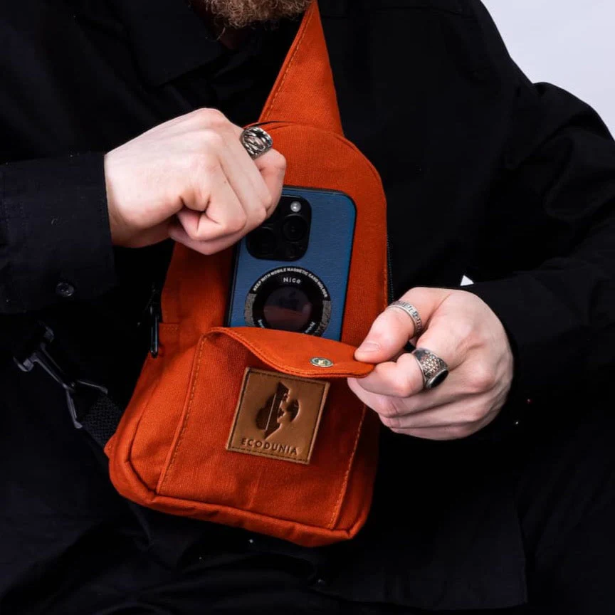 Small Canvas Crossbody Sling Bag for Men & Women | Buru - Image 17