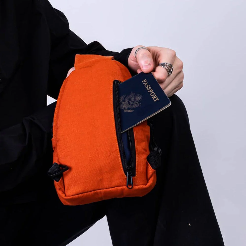 Small Canvas Crossbody Sling Bag for Men & Women | Buru - Image 18