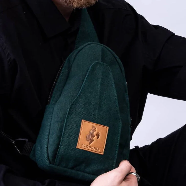 Small Canvas Crossbody Sling Bag for Men & Women | Buru - Image 7