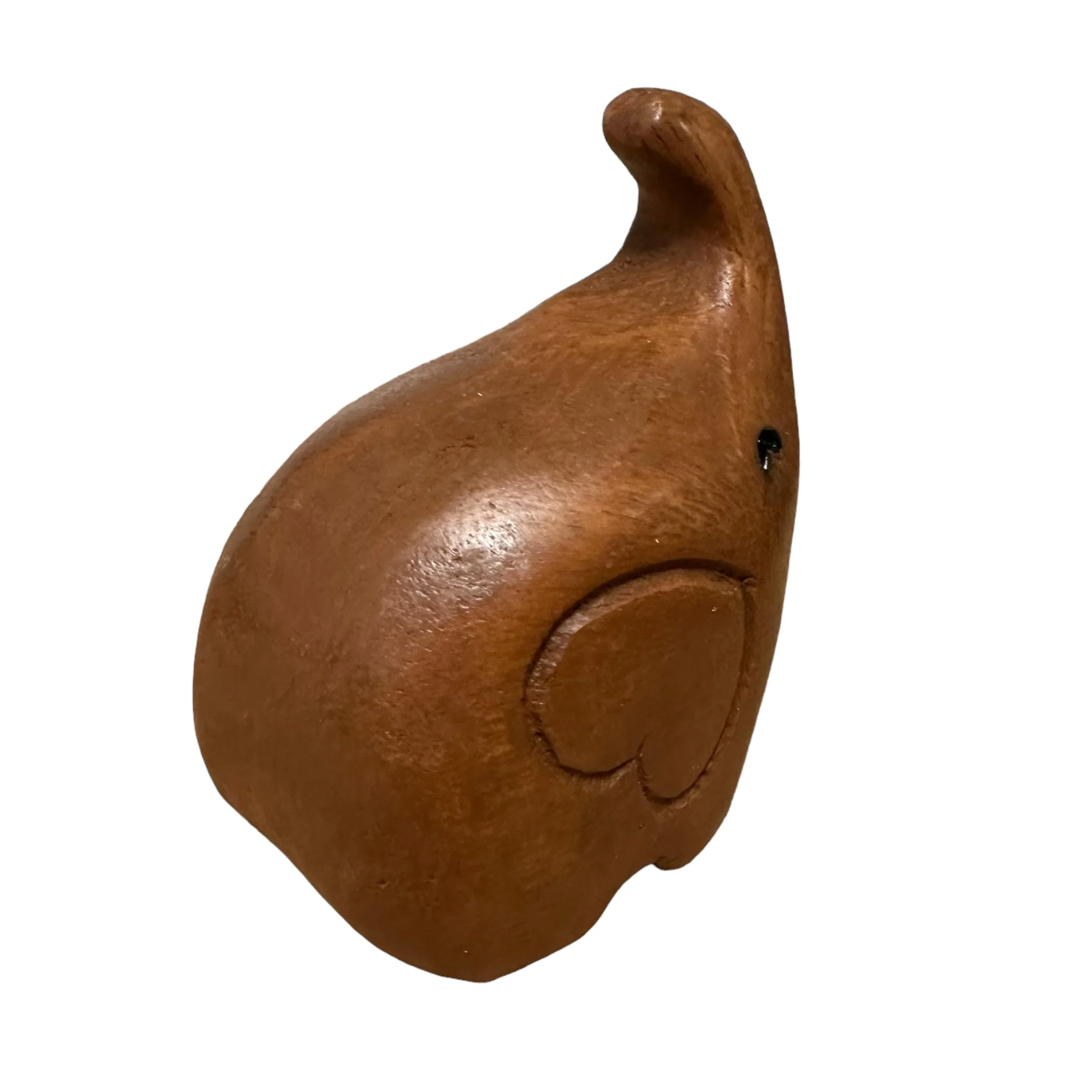Small Dark Oak Love Elephant - Image 2
