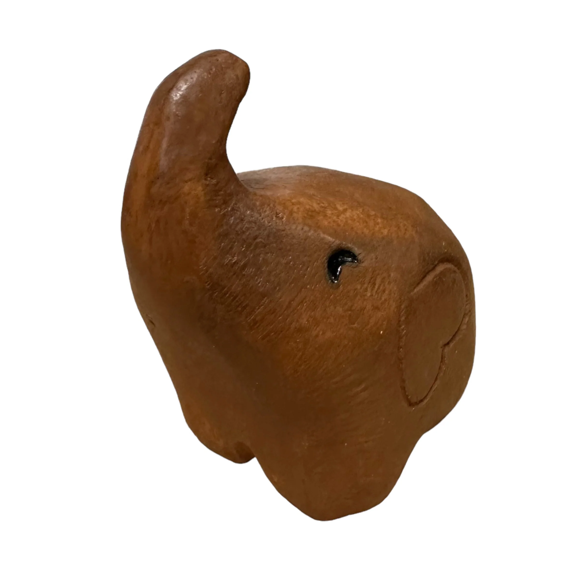 Small Dark Oak Love Elephant - Image 4