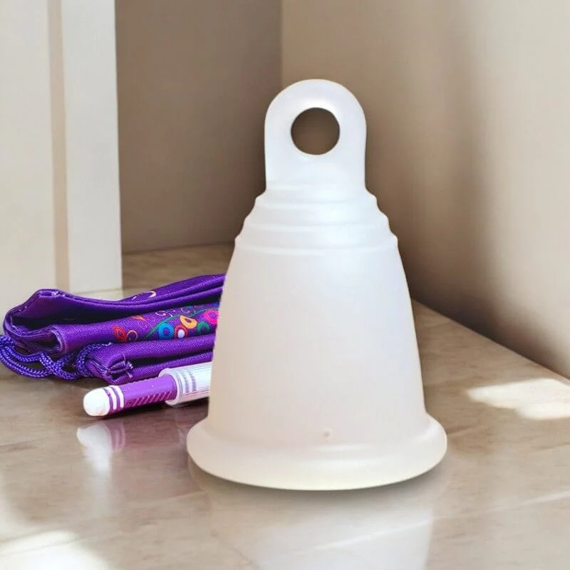 Small MeLuna Menstrual Cup for Teens, Ring Me Luna - Image 4