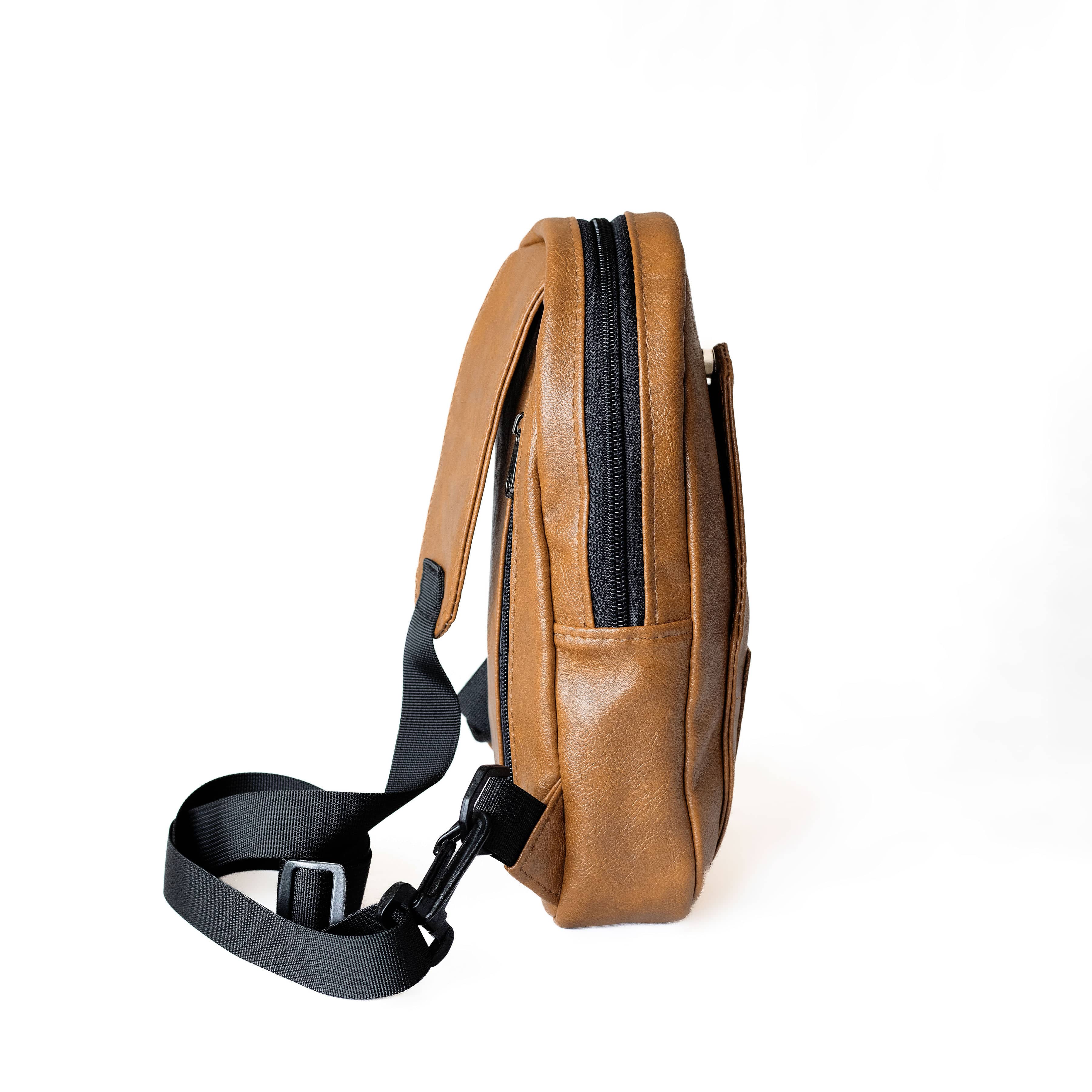 Small Vegan Leather Crossbody Sling Bag | Buru - Image 14