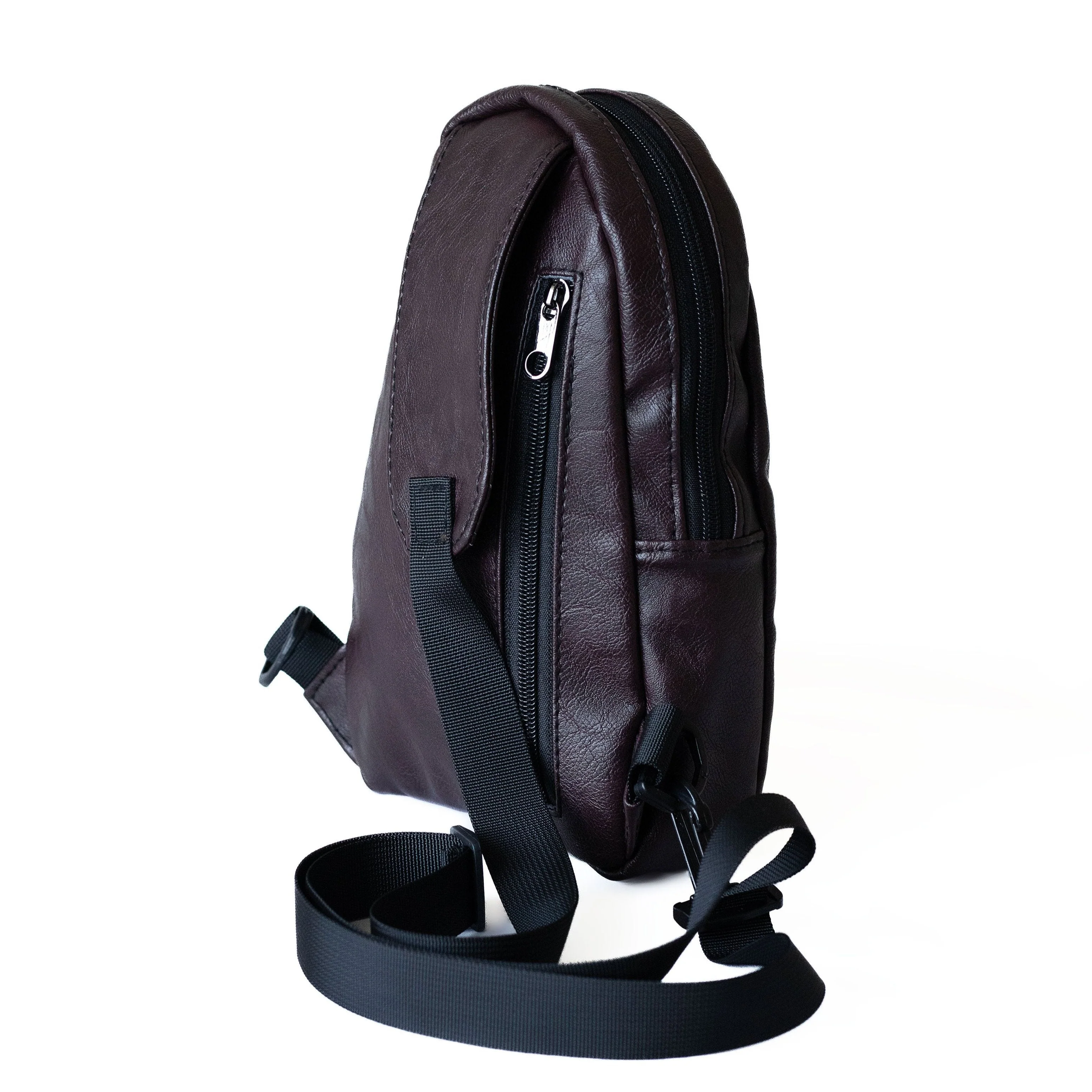 Small Vegan Leather Crossbody Sling Bag | Buru - Image 17
