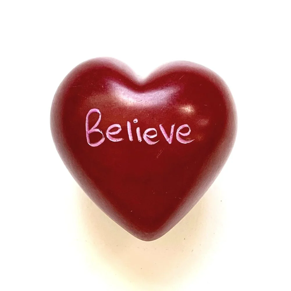 Small Word Soapstone Heart - Pick your Favorite - Image 2