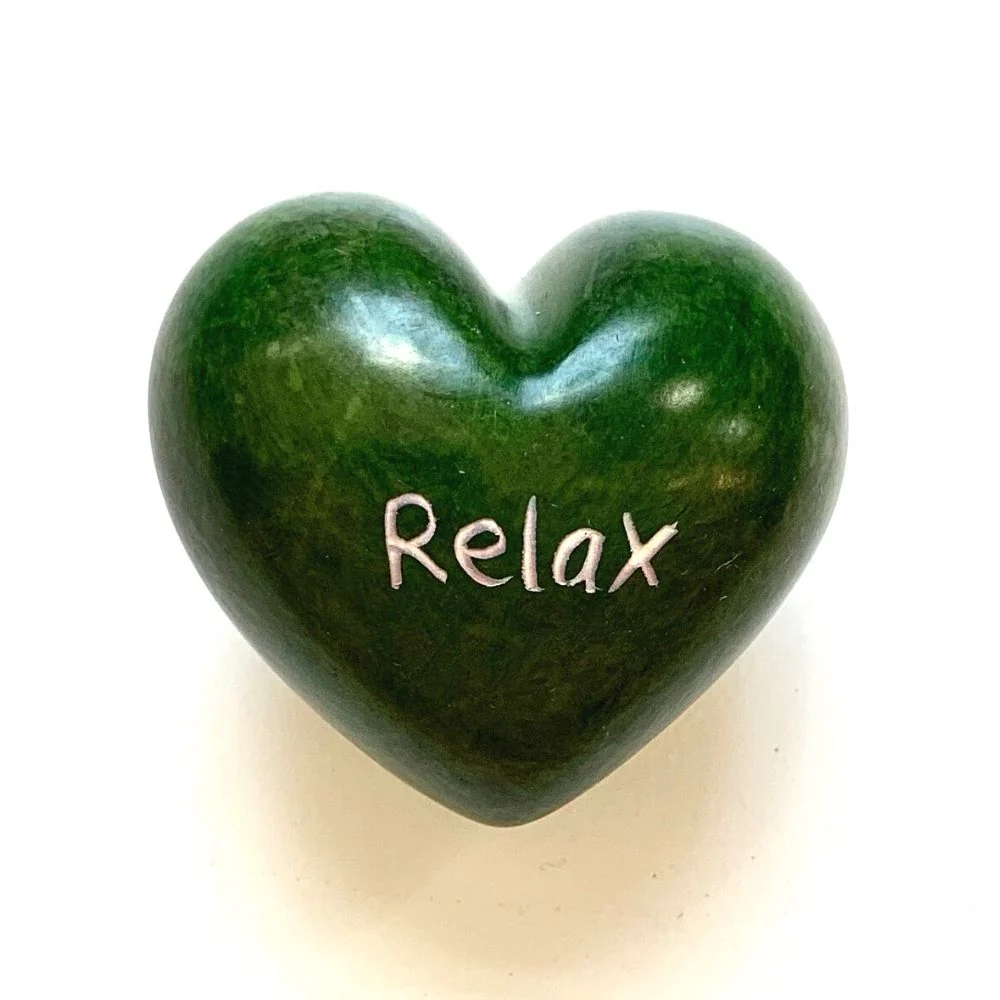Small Word Soapstone Heart - Pick your Favorite - Image 22