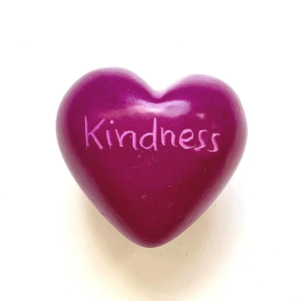 Small Word Soapstone Heart - Pink Collection - Image 4