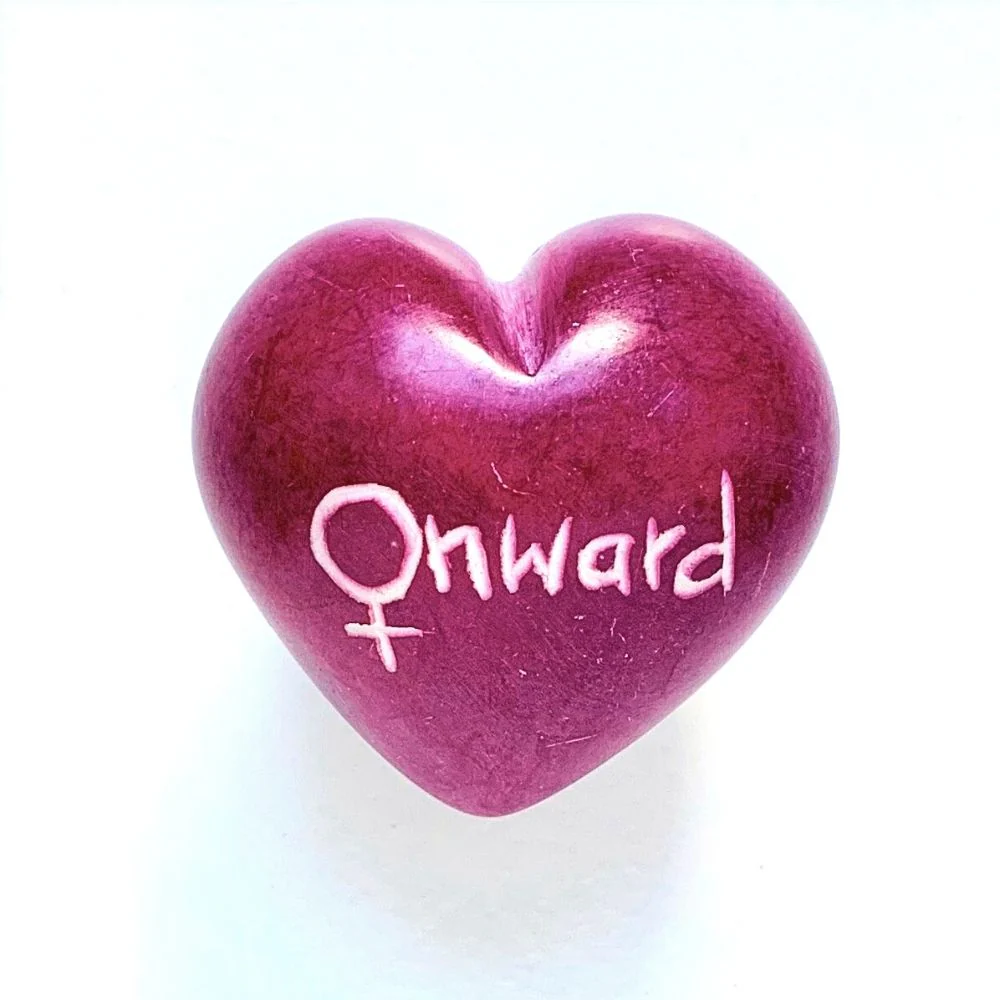 Small Word Soapstone Heart - Pink Collection - Image 7