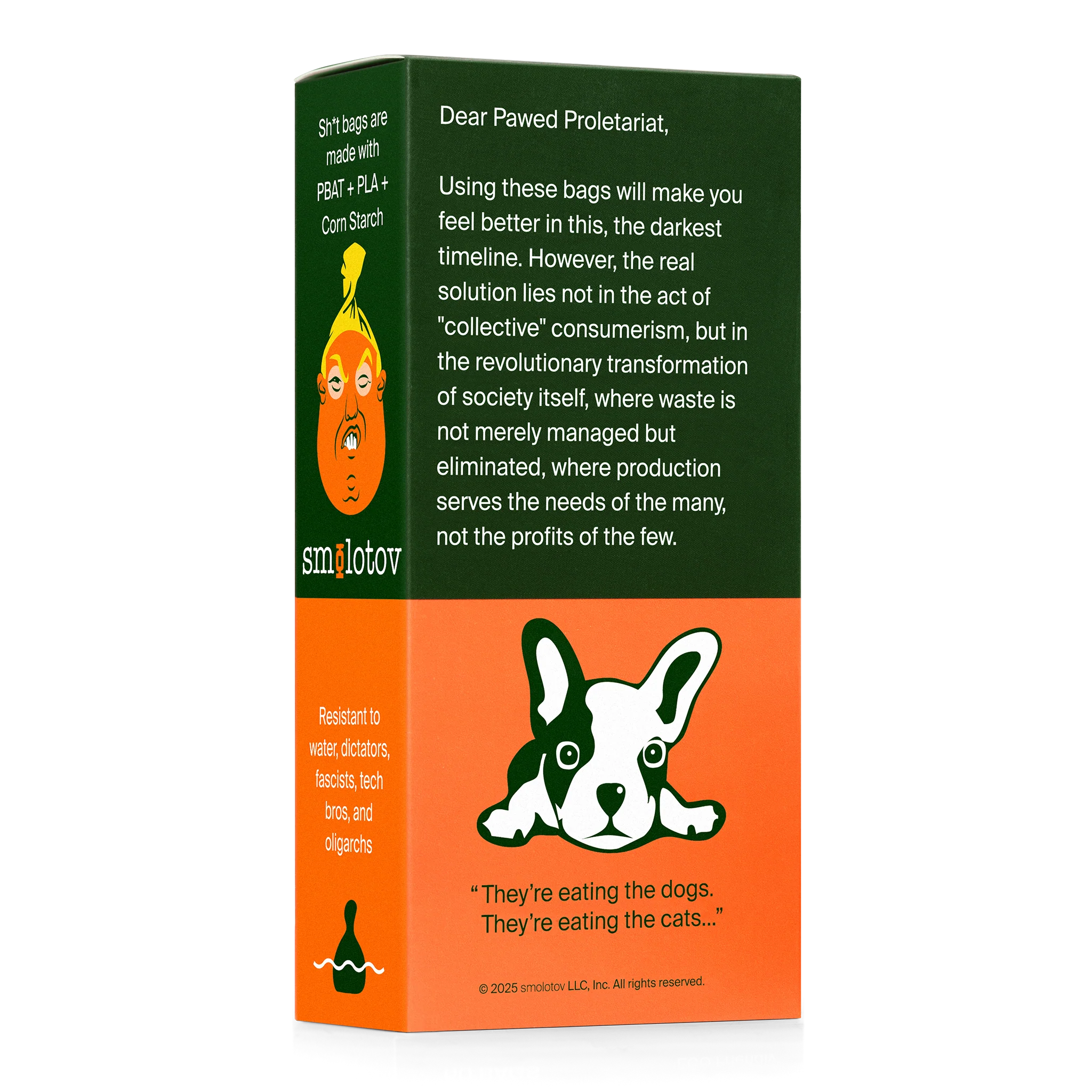 Smolotov Premium Unscented Leakproof Pet Waste Bags - Stable Genius /s - Image 3