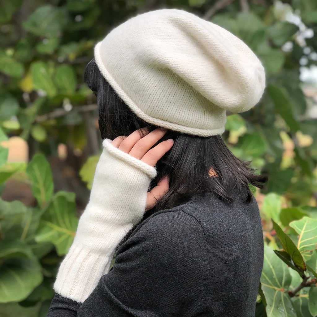 Snow Essential Knit Alpaca Beanie - Image 2