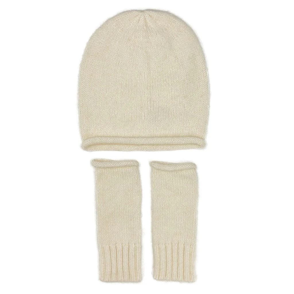 Snow Essential Knit Alpaca Gloves - Image 3