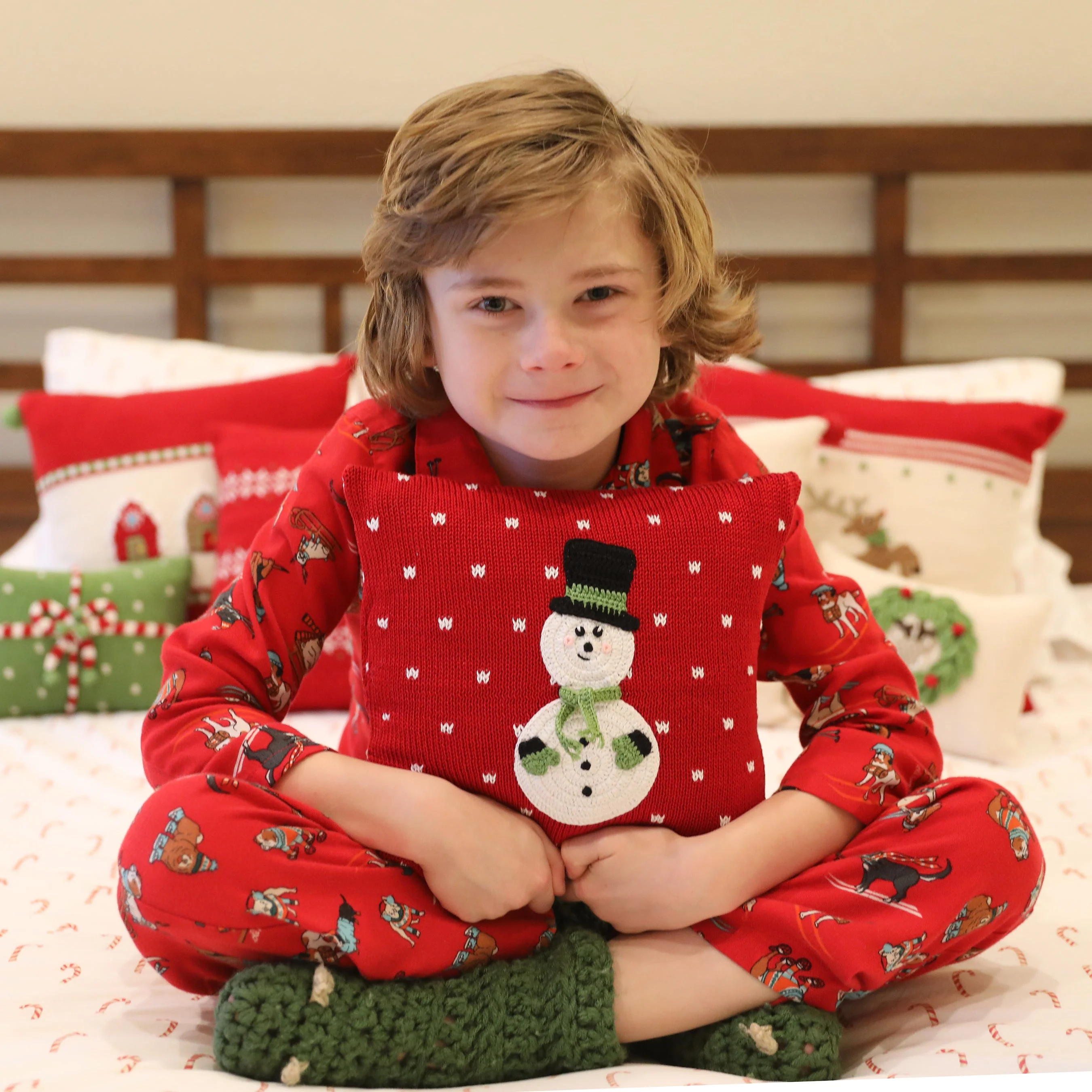 Snowman 10" Pillow - Image 4