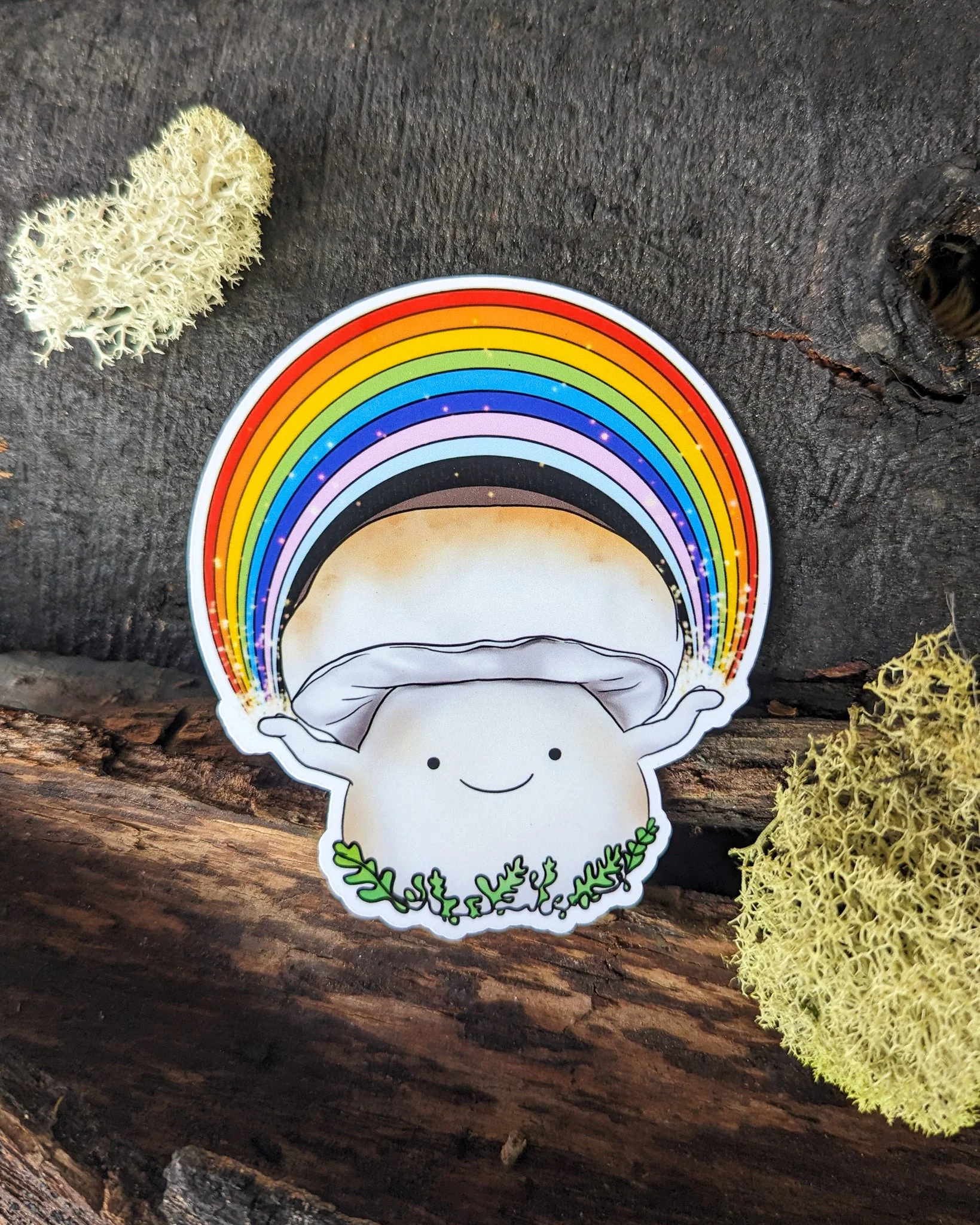 So Mush Pride | Set of 3 Adorable and Inclusive Mushroom Stickers - Image 3