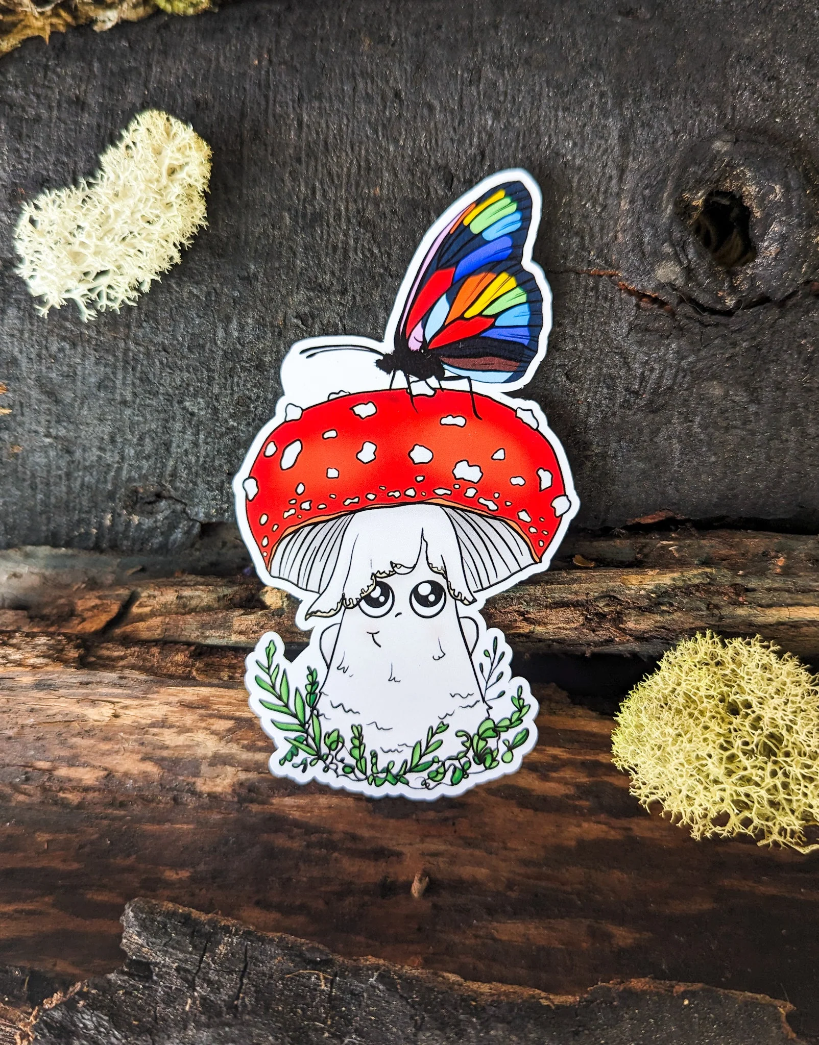 So Mush Pride | Set of 3 Adorable and Inclusive Mushroom Stickers - Image 4
