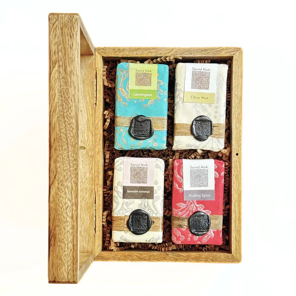Soap Gift Set in a World Map Keepsake Box - Image 4