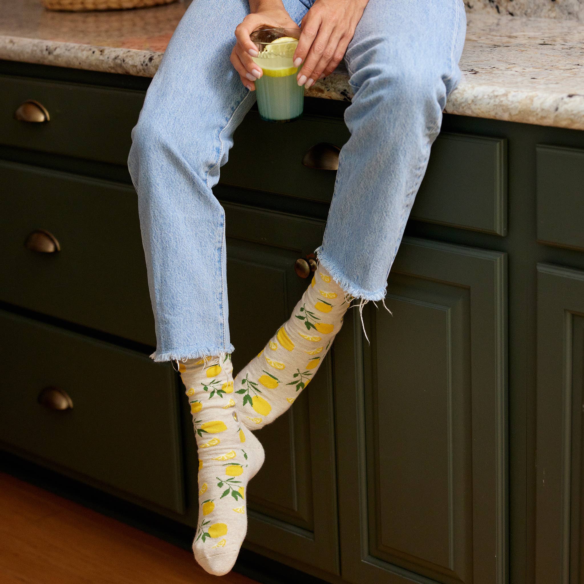 Socks that Plant Trees (Beige Lemons) - Image 5