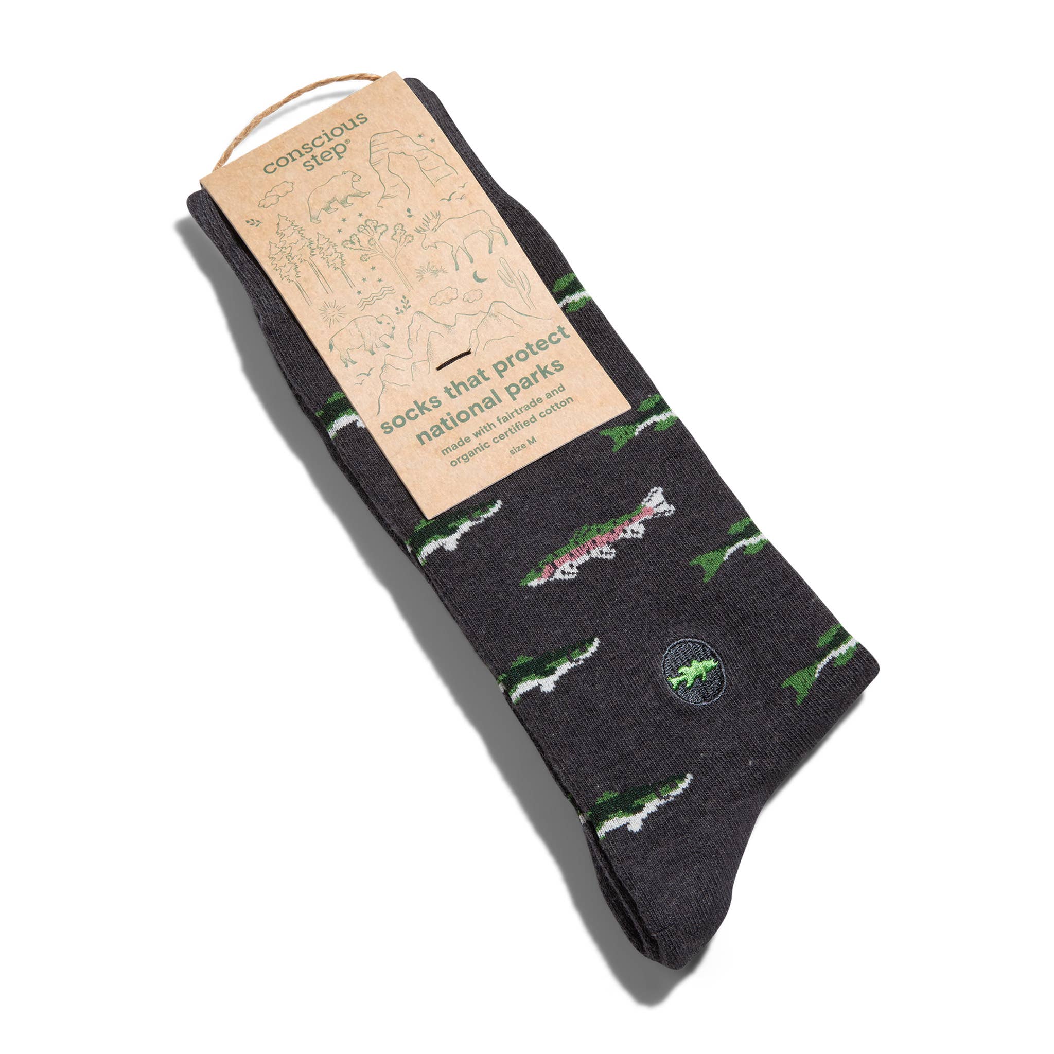 Socks that Protect National Parks (Gray Fish) - Image 2