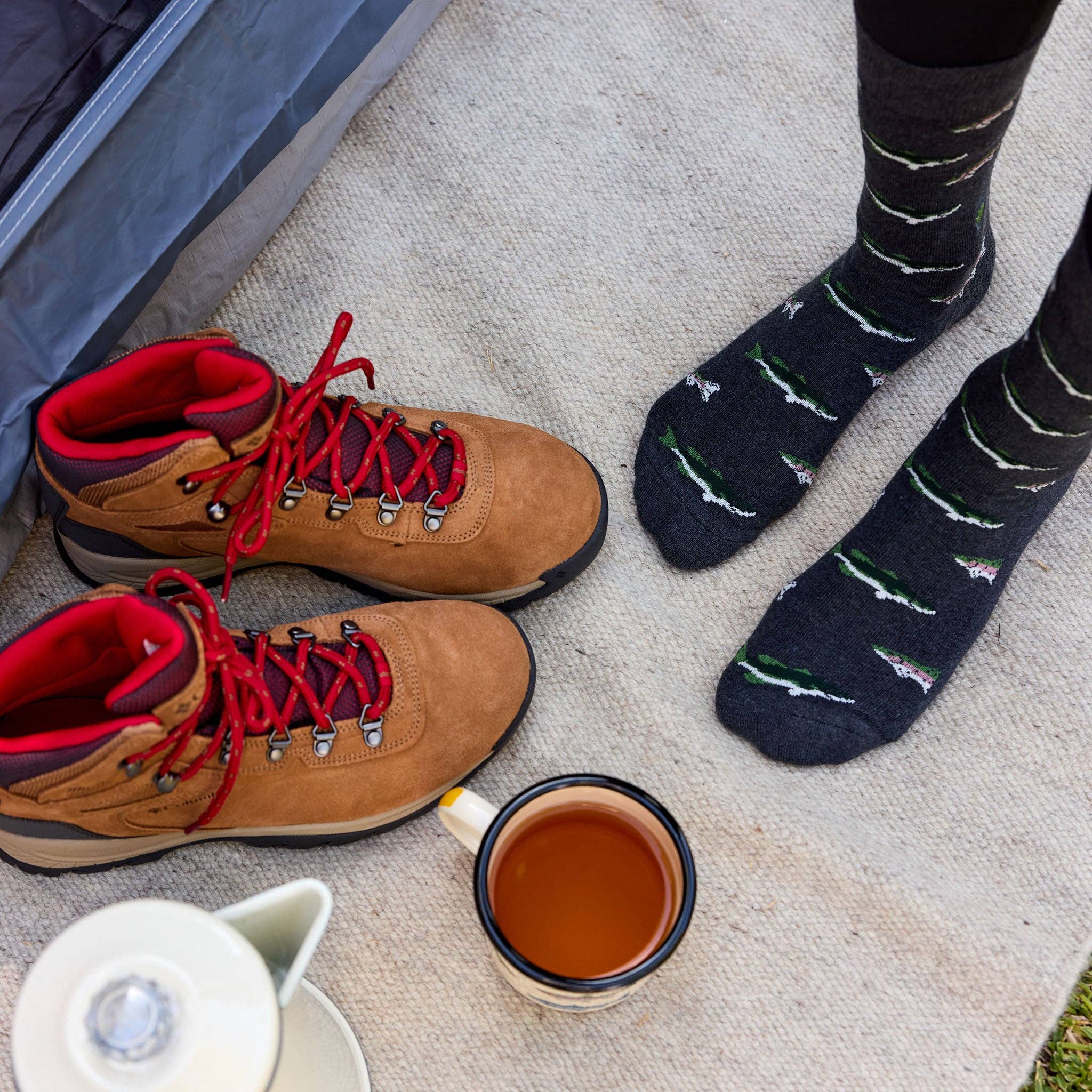 Socks that Protect National Parks (Gray Fish) - Image 6