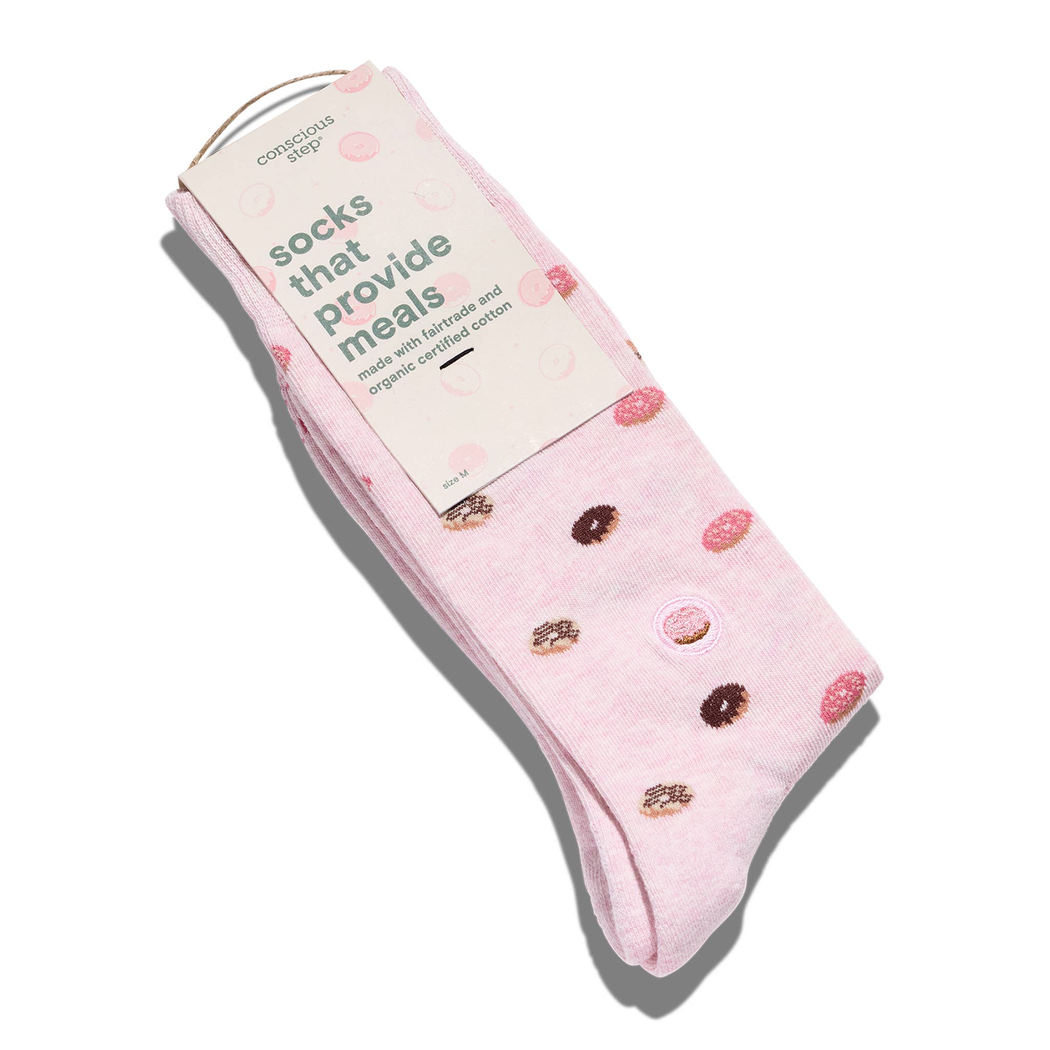 Socks that Provide Meals (Pink Donuts) - Image 2