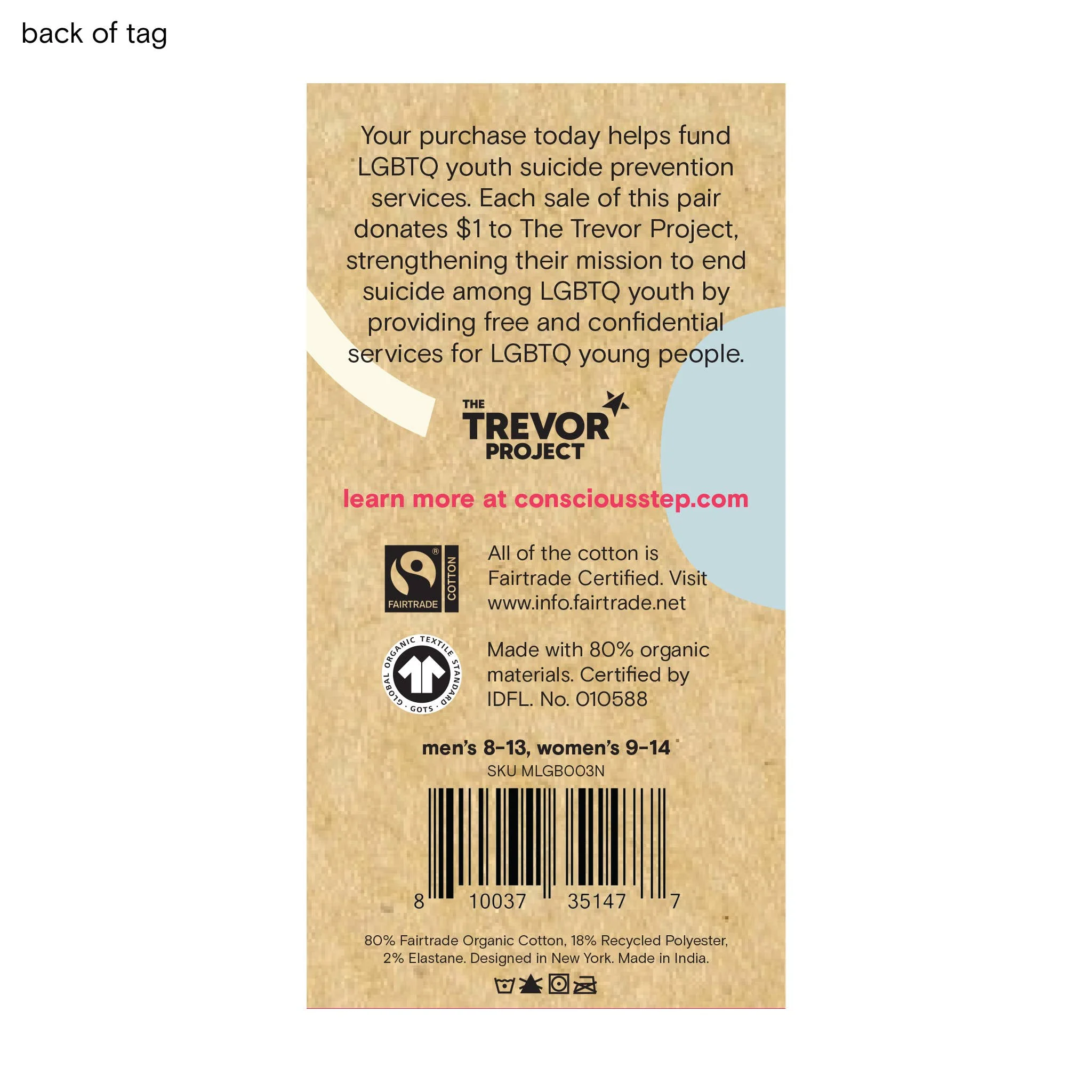 Socks that Save LGBTQ Lives (Classic Rainbow Stripe) - Image 6