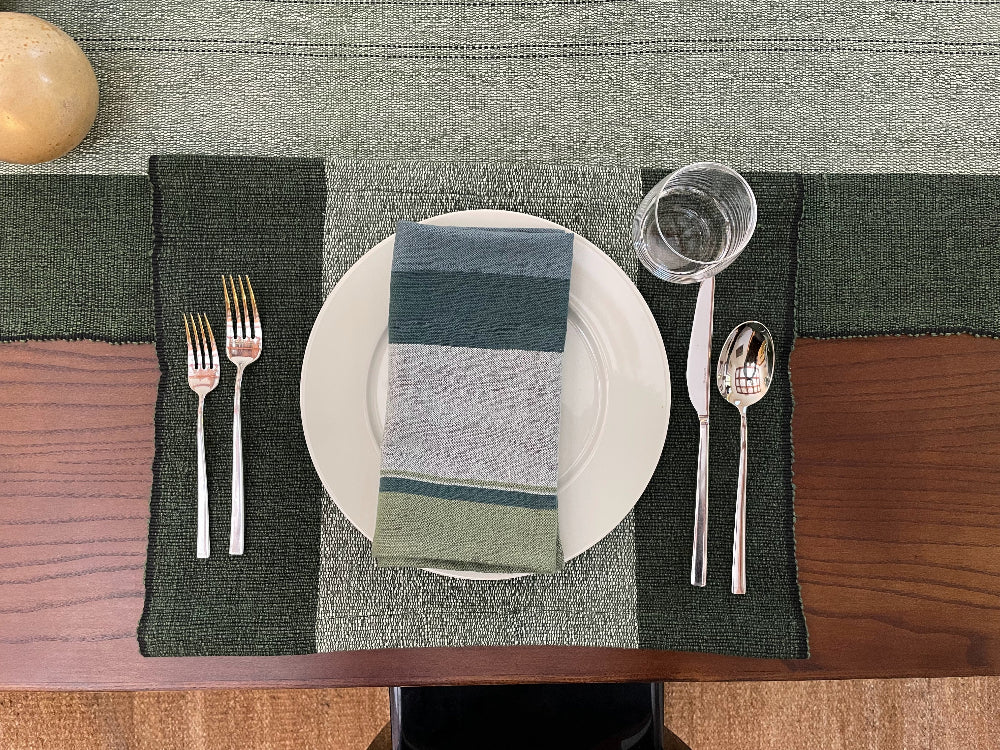 Sodo Handwoven Ethiopian Cotton Placemat | Set of 2 - Image 3