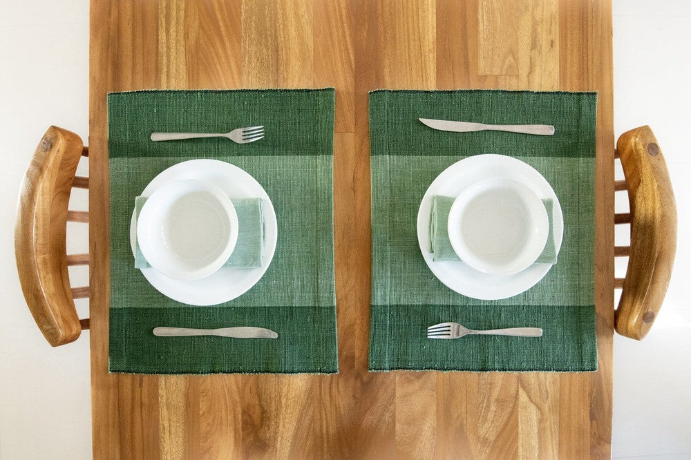 Sodo Handwoven Ethiopian Cotton Placemat | Set of 2 - Image 5