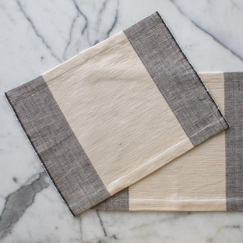 Sodo Handwoven Ethiopian Cotton Placemat | Set of 2 - Image 6