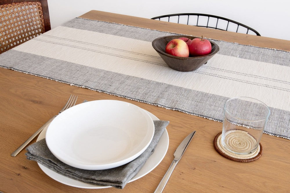 Sodo Handwoven Ethiopian Cotton Table Runner - Image 9