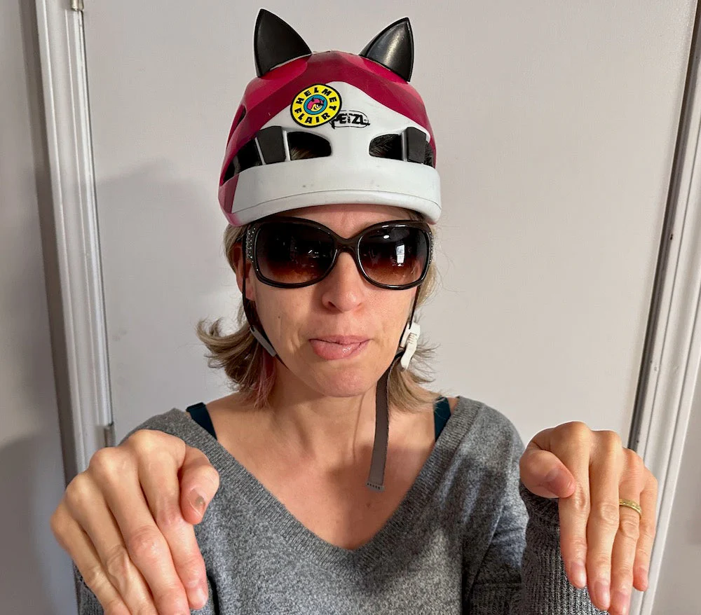 Softeez: Black Cat Ears for Helmet - Image 6