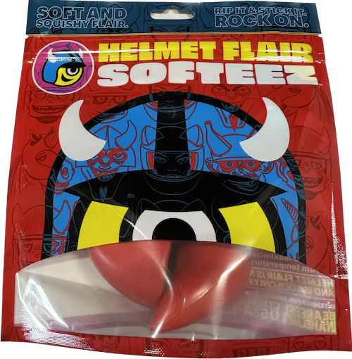 Softeez: Red Devil Horns for Helmet - Image 3